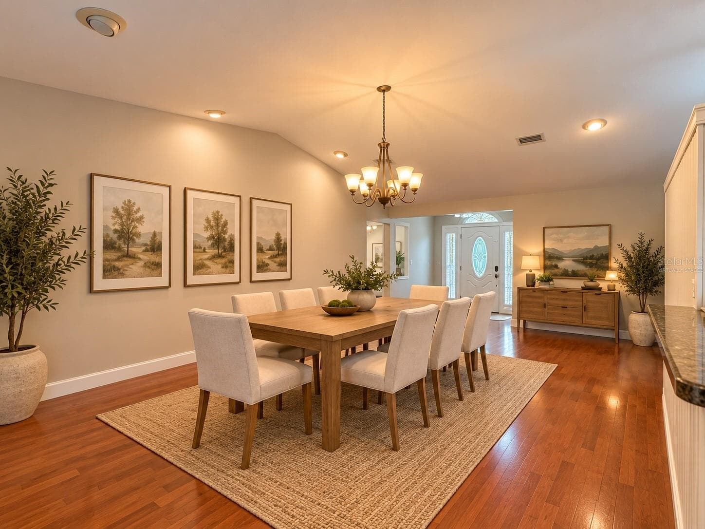 Virtually Staged Dining Room - 11512 NW 13TH LN, GAINESVILLE