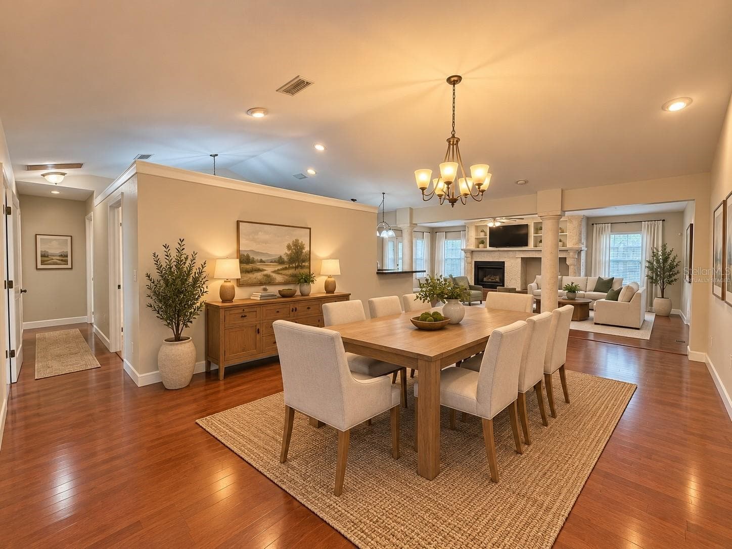 Virtually Staged Dining Room - 11512 NW 13TH LN, GAINESVILLE