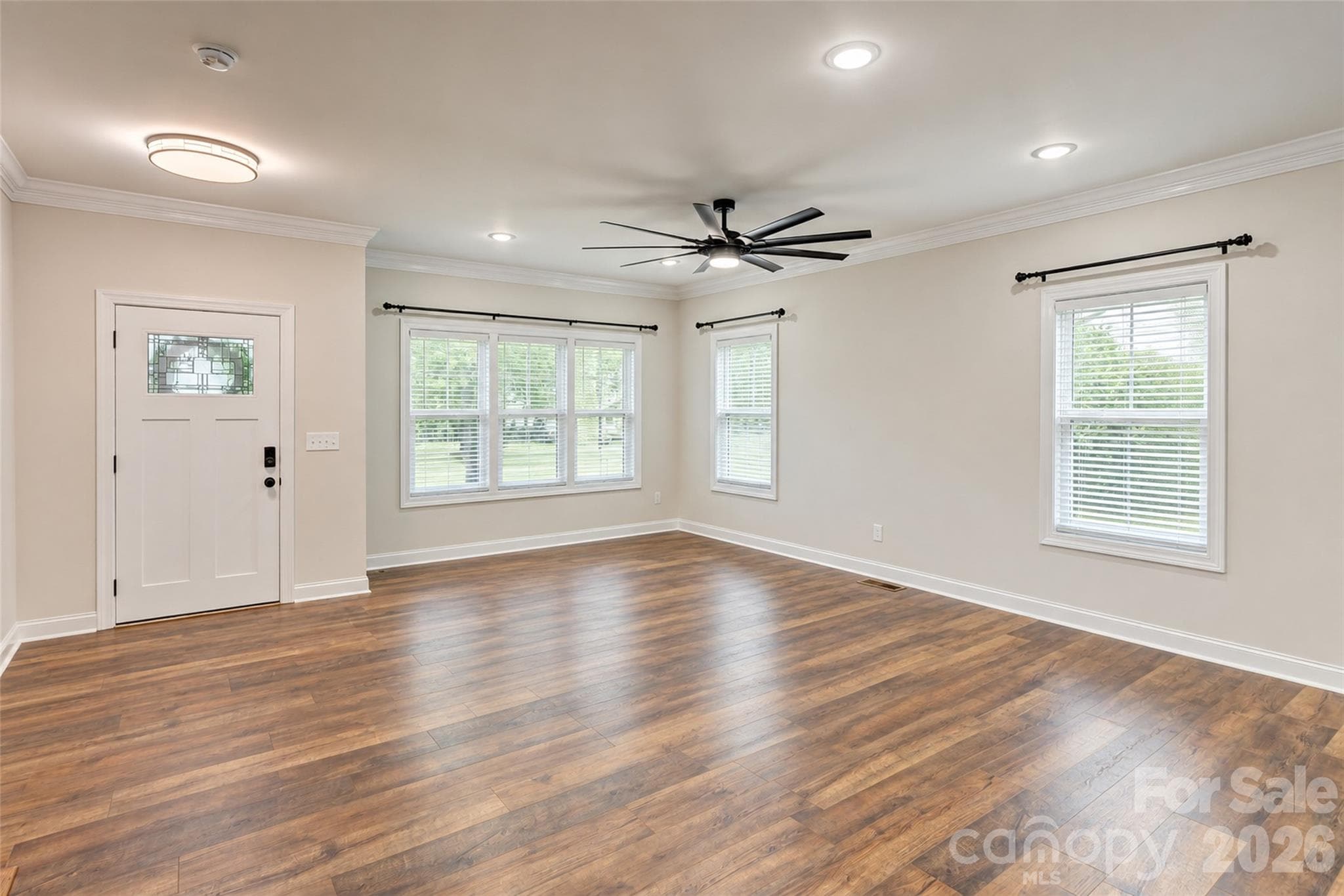 Step inside the front door onto this gorgeous laminate wood flooring stretching almost the entire house (no carpet here!) - Salisbury