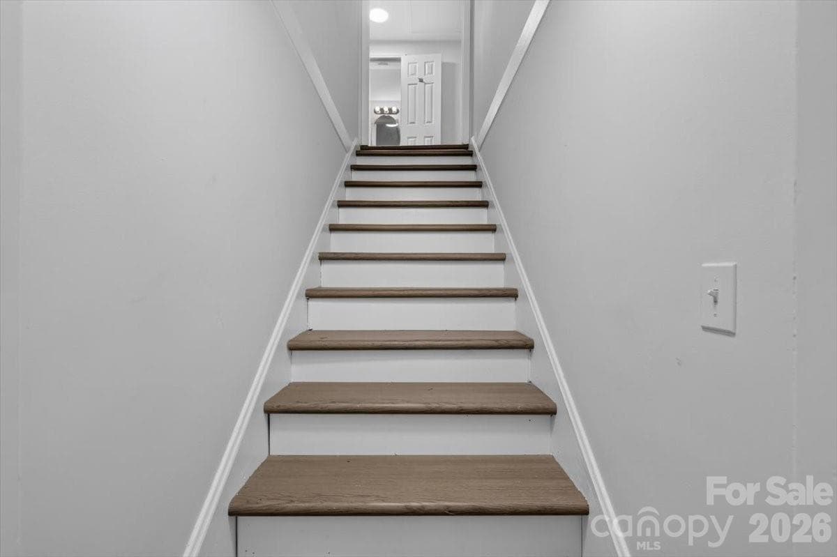 Stairs to second floor - 2048 Simmons Street, Gastonia