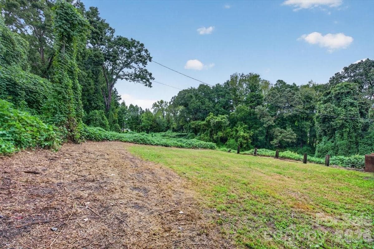 HUGE yard - left side offers plenty of level space for fun - 2048 Simmons Street, Gastonia