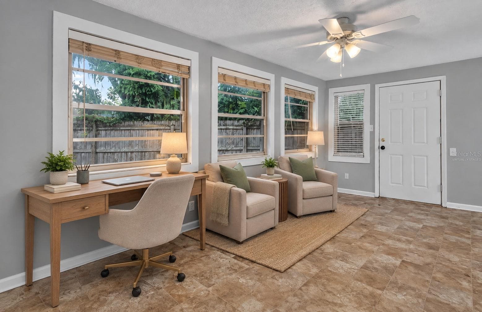 VIRTUALLY STAGED-Flex space! Office & Morning Coffee Retreat Area - 1305 ORANGE AVE, TAVARES