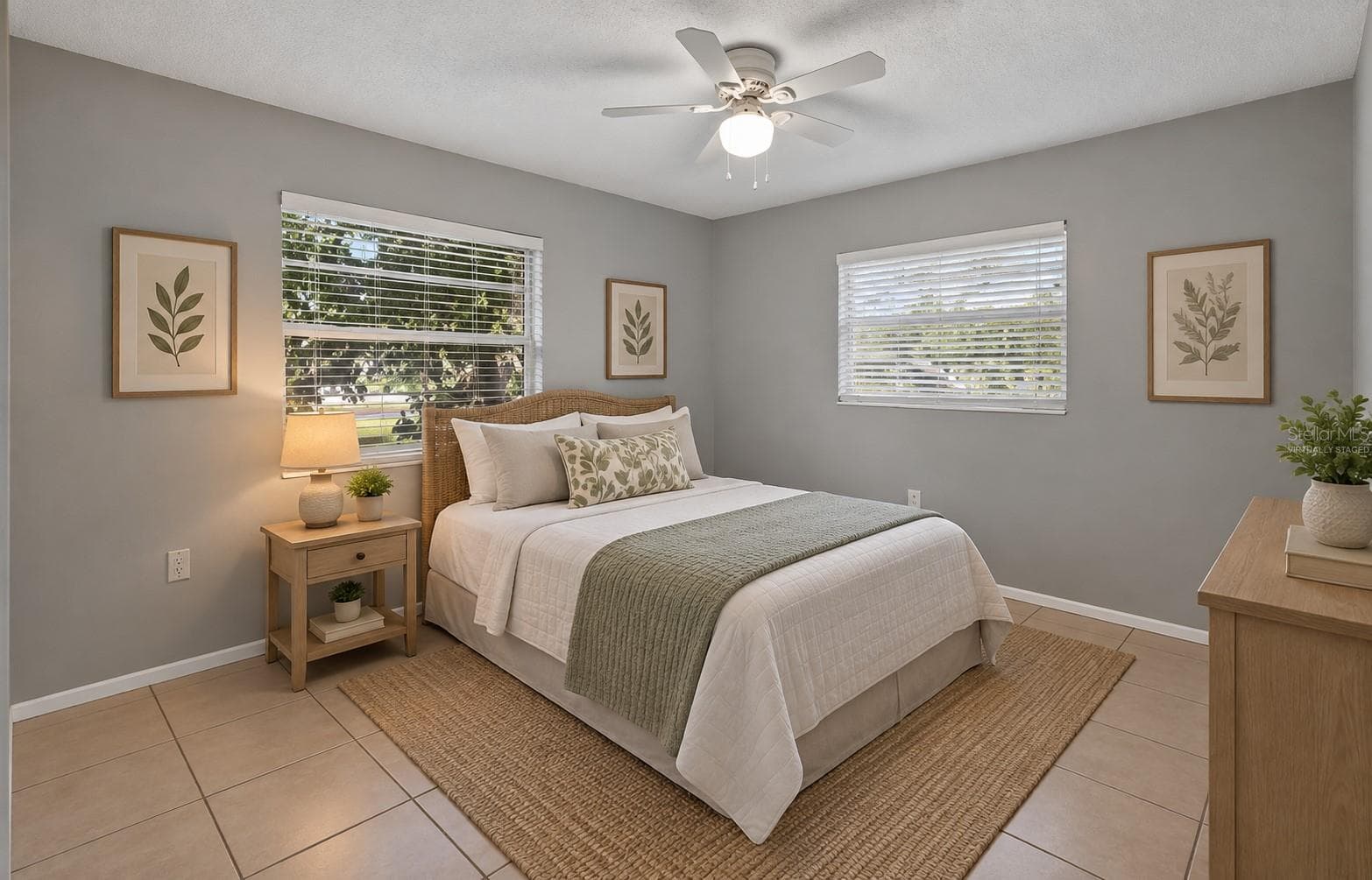 VIRTUALLY STAGED-Second Bedroom - 1305 ORANGE AVE, TAVARES