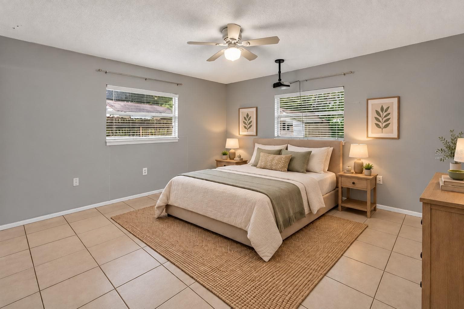 VIRTUALLY STAGED Primary Bedroom Ensuite - 1305 ORANGE AVE, TAVARES