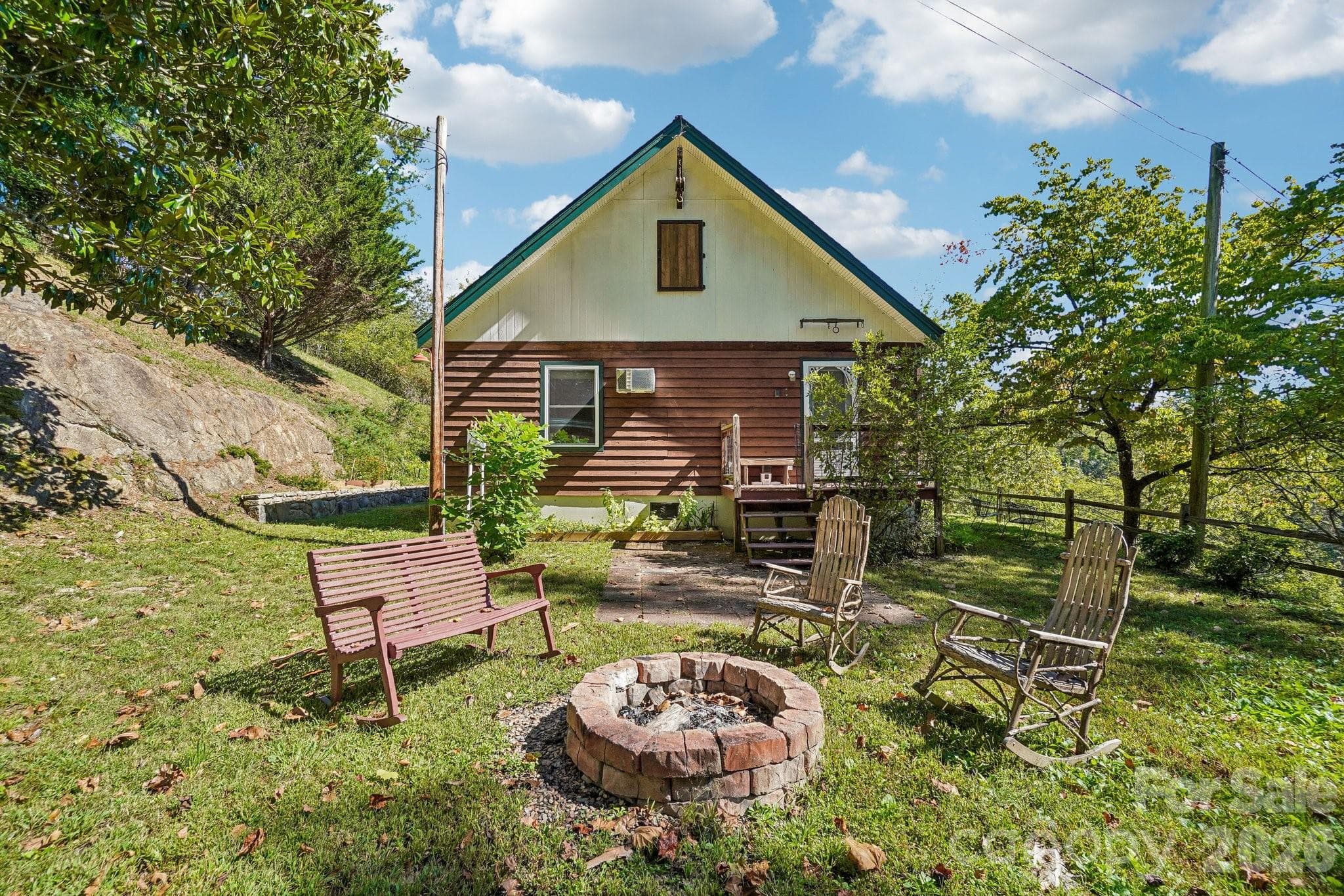Back/Firepit Area - 49 Ramsey Road, Marshall