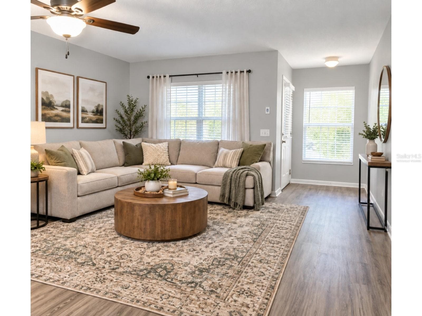 Virtually Staged - Family Room - 239 CASTLEKEEPER PL, VALRICO