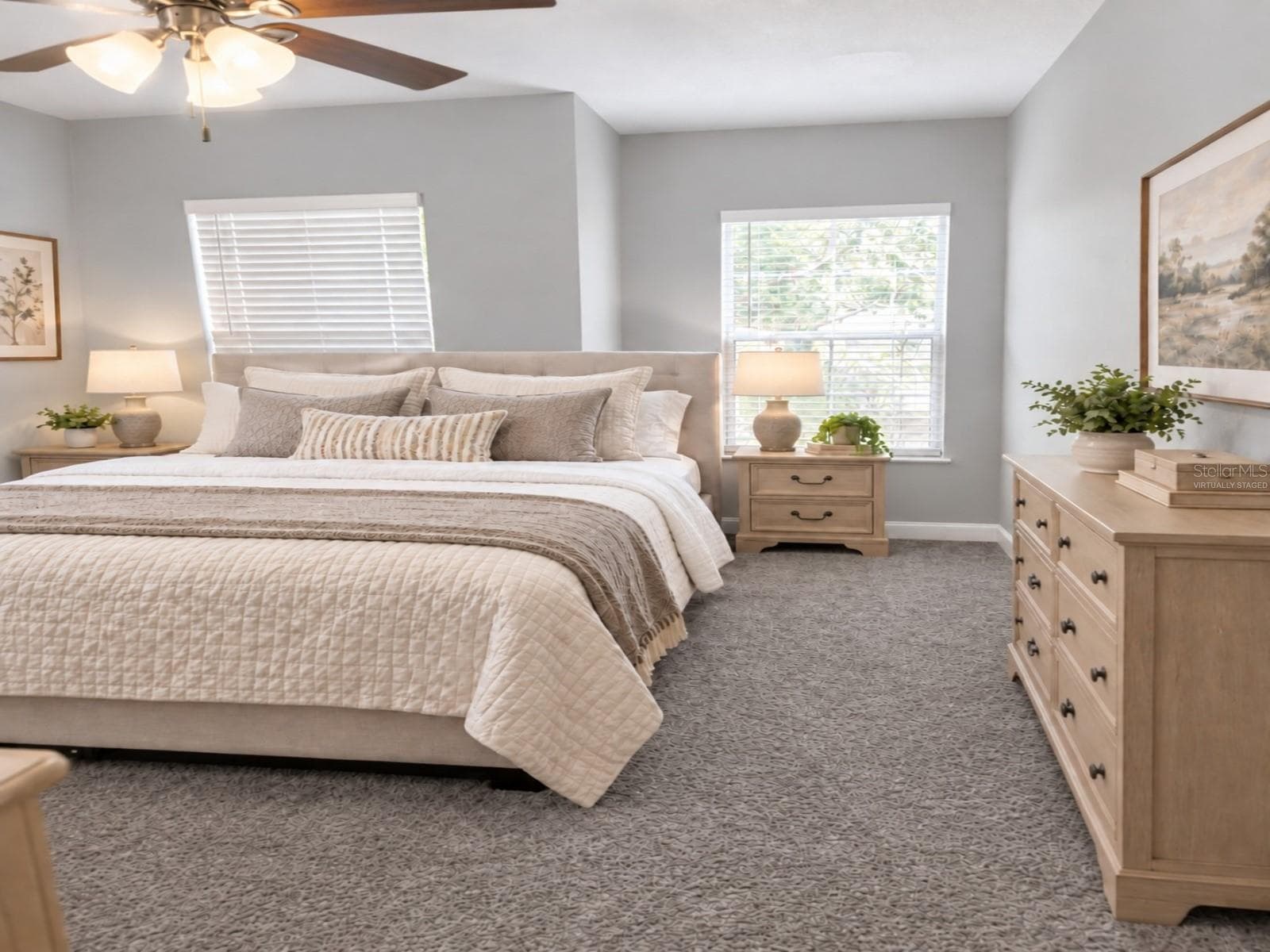 Virtually Staged - Primary Bedroom - 239 CASTLEKEEPER PL, VALRICO