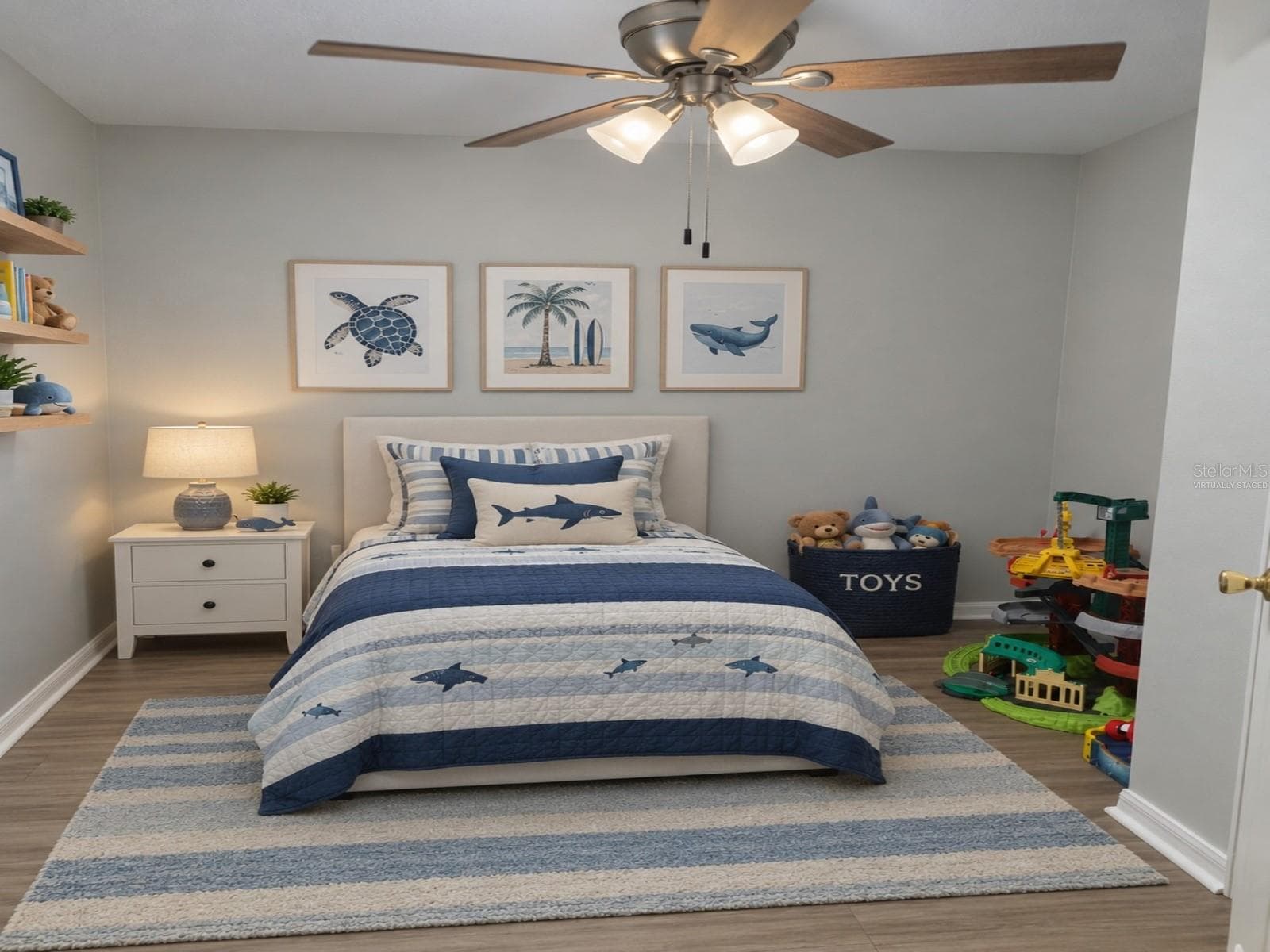 Virtually Staged - 3rd Bedroom - 239 CASTLEKEEPER PL, VALRICO