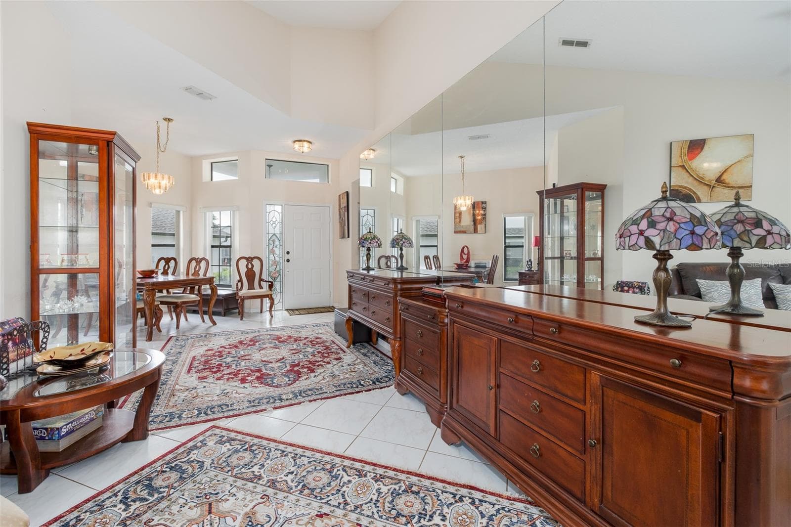 LIVINGROOM CATHEDRAL CEILINGS - 3637 DOWNFIELD PL, NEW PORT RICHEY