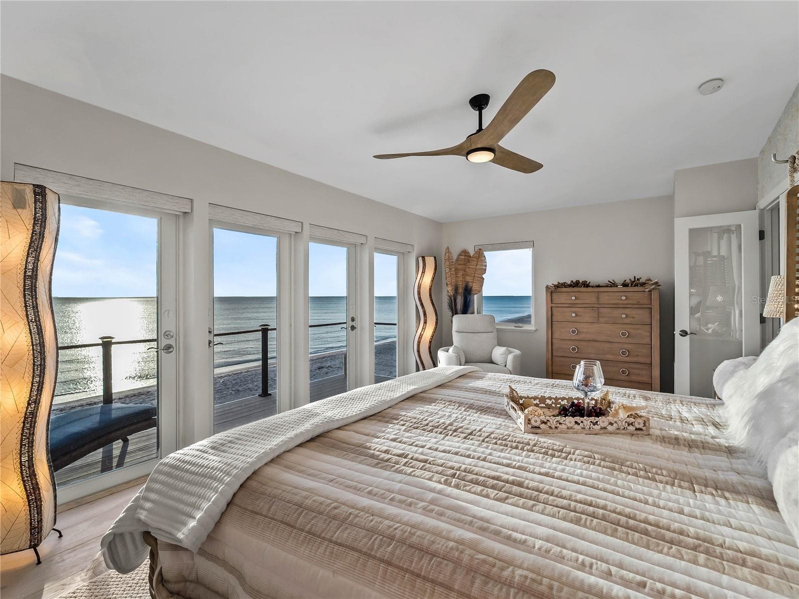 Incredible Master Bedroom - 7630 MANASOTA KEY RD, ENGLEWOOD