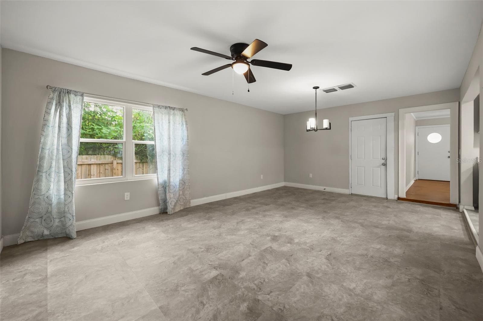 Family Room and dining room area - 2410 ORANGE AVE, SANFORD