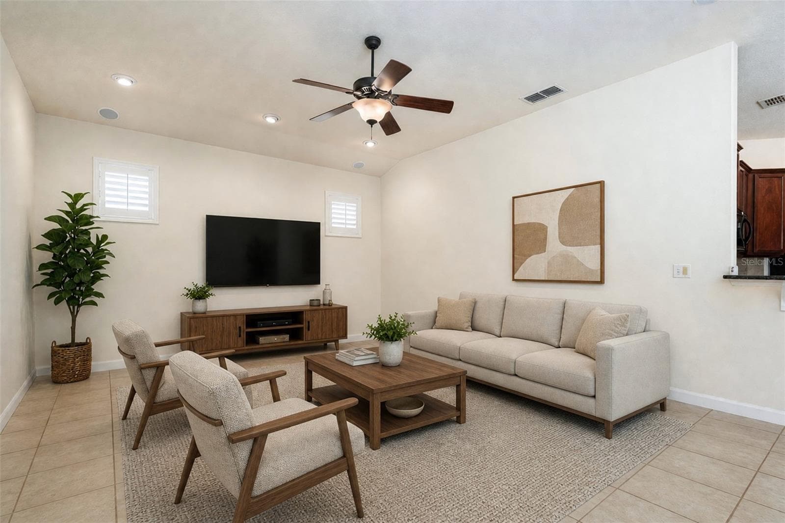 Family Room Staged - 11727 DELWICK DR, WINDERMERE
