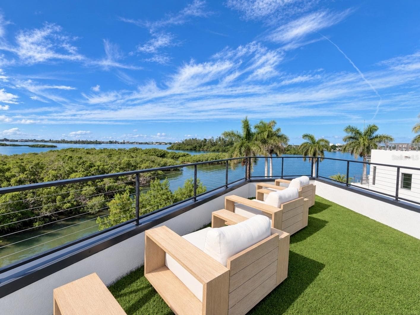Rooftop deck - 1406 TANGIER WAY, SARASOTA