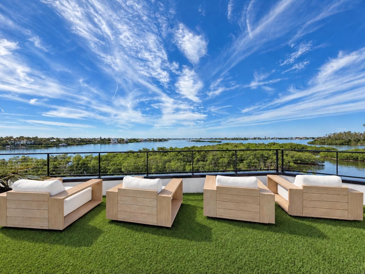 Rooftop deck - 1406 TANGIER WAY, SARASOTA