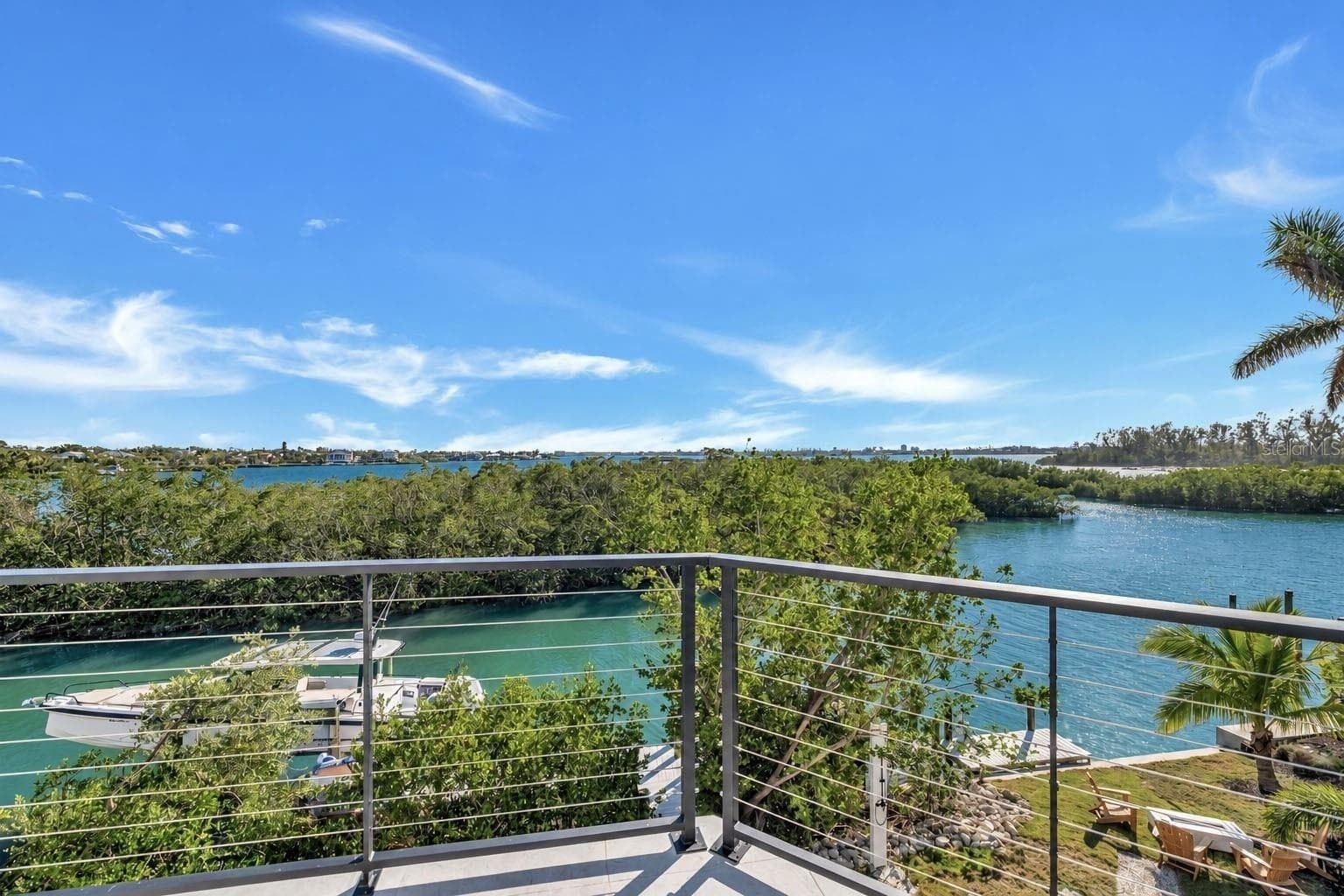 Private balcony off of the primary - 1406 TANGIER WAY, SARASOTA