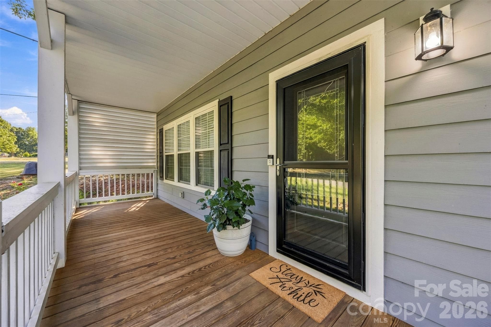 Front porch area great for relaxing - 109 Fulton Farms Lane, Mooresville