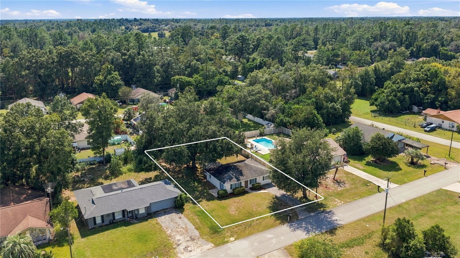 From the Sky - 21234 SW RAINTREE ST, DUNNELLON