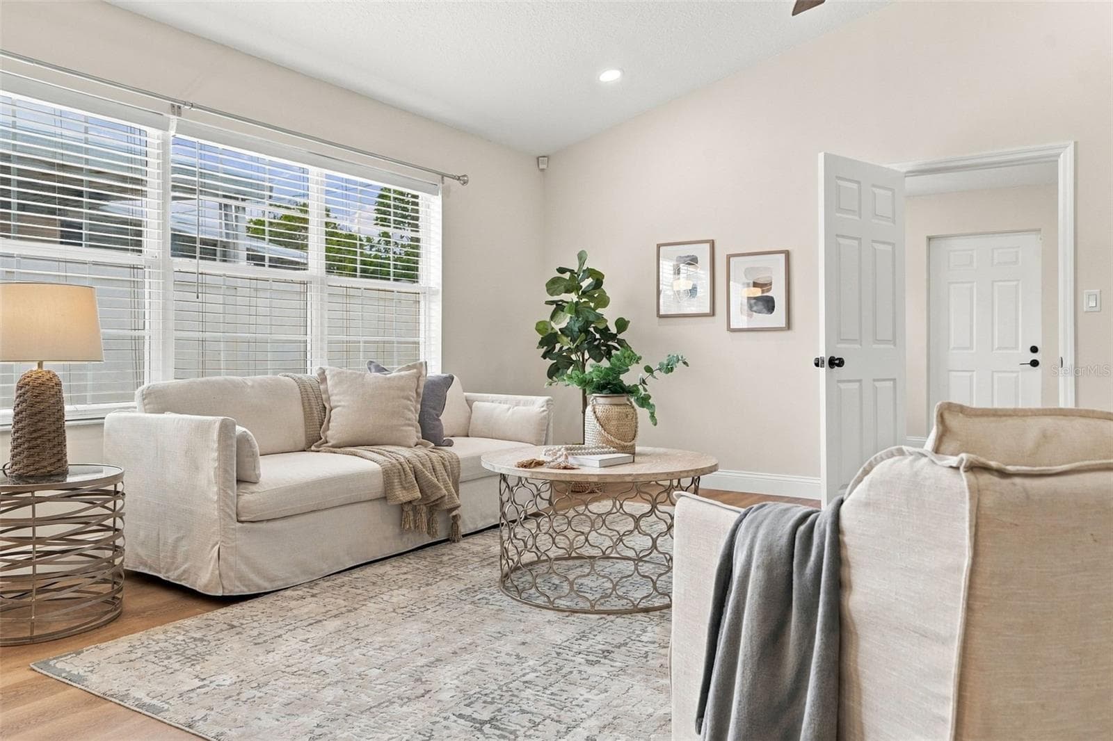 Living room. - 625 FOLSOM ST S, ST PETERSBURG