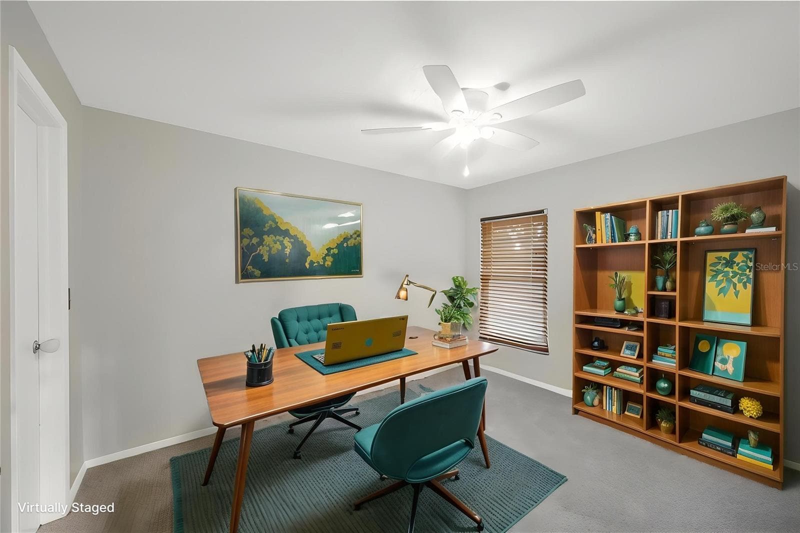 Bedroom #2 Has a walk-in closet, Updated carpet in 2023 and a ceiling fan. - 1418 SHELL FLOWER DR, BRANDON