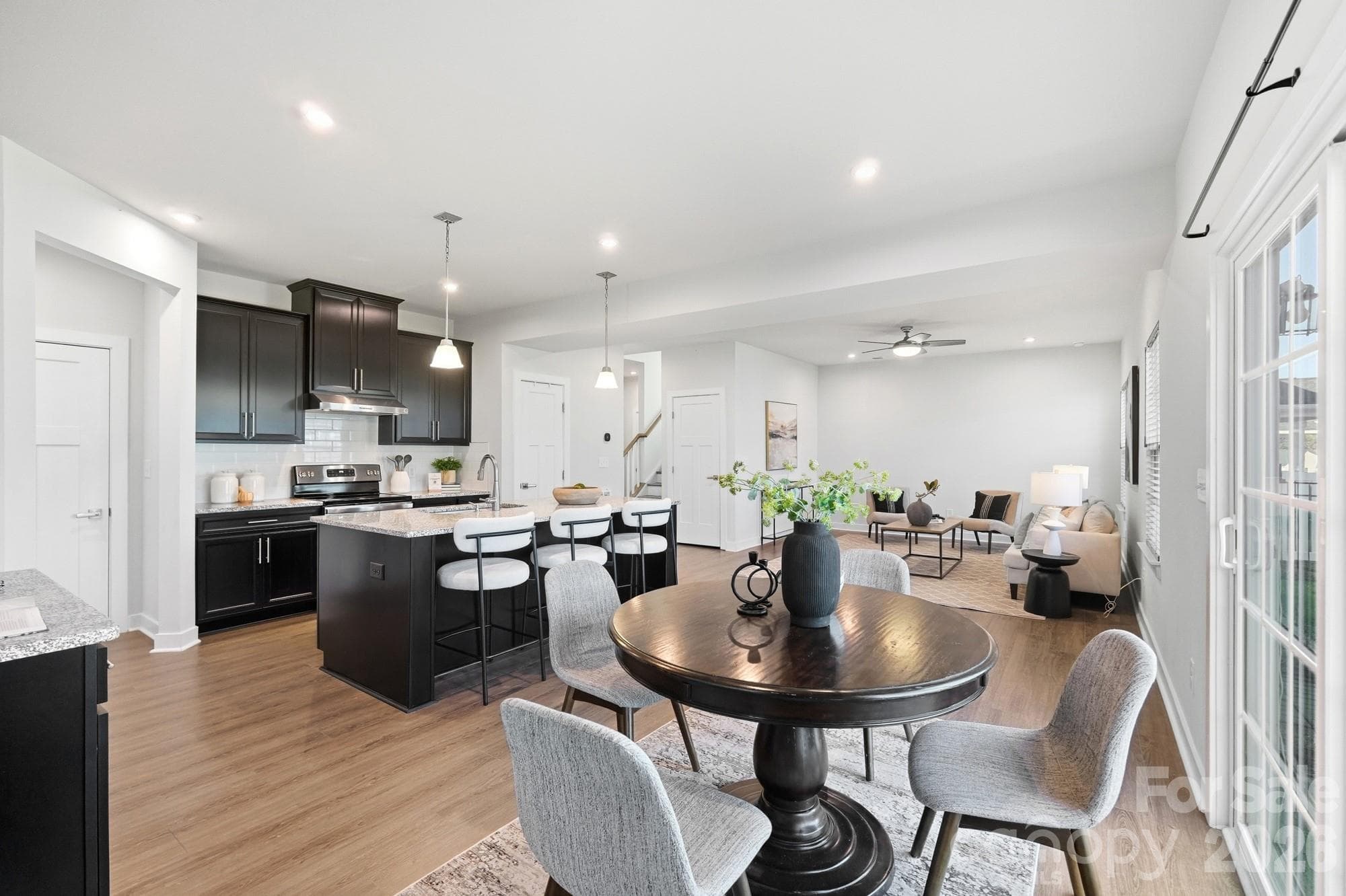 Kitchen and Dining Area-Open Floor Plan - 1857 Giana Lane, Monroe