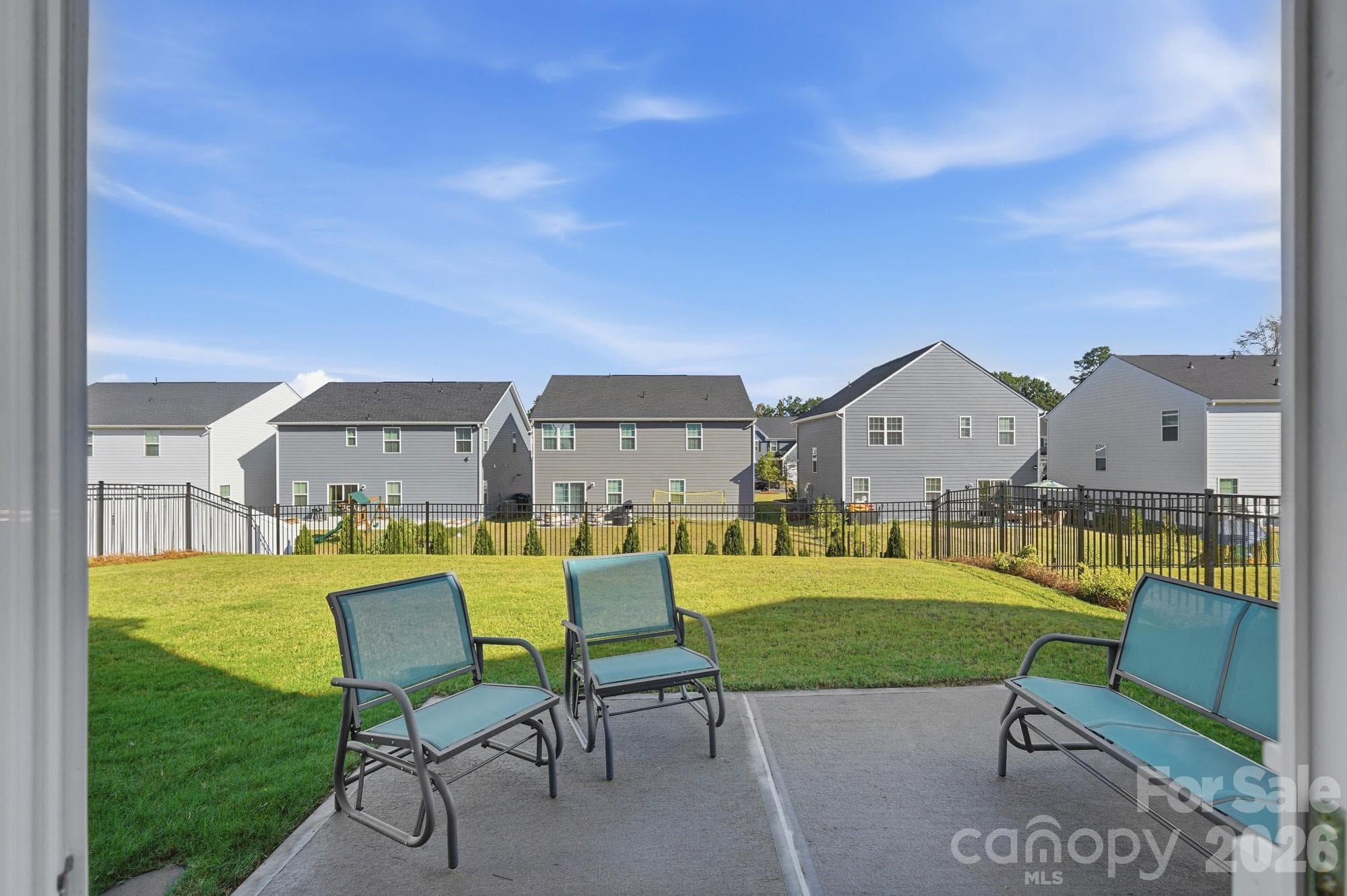 Back patio with view - 1857 Giana Lane, Monroe