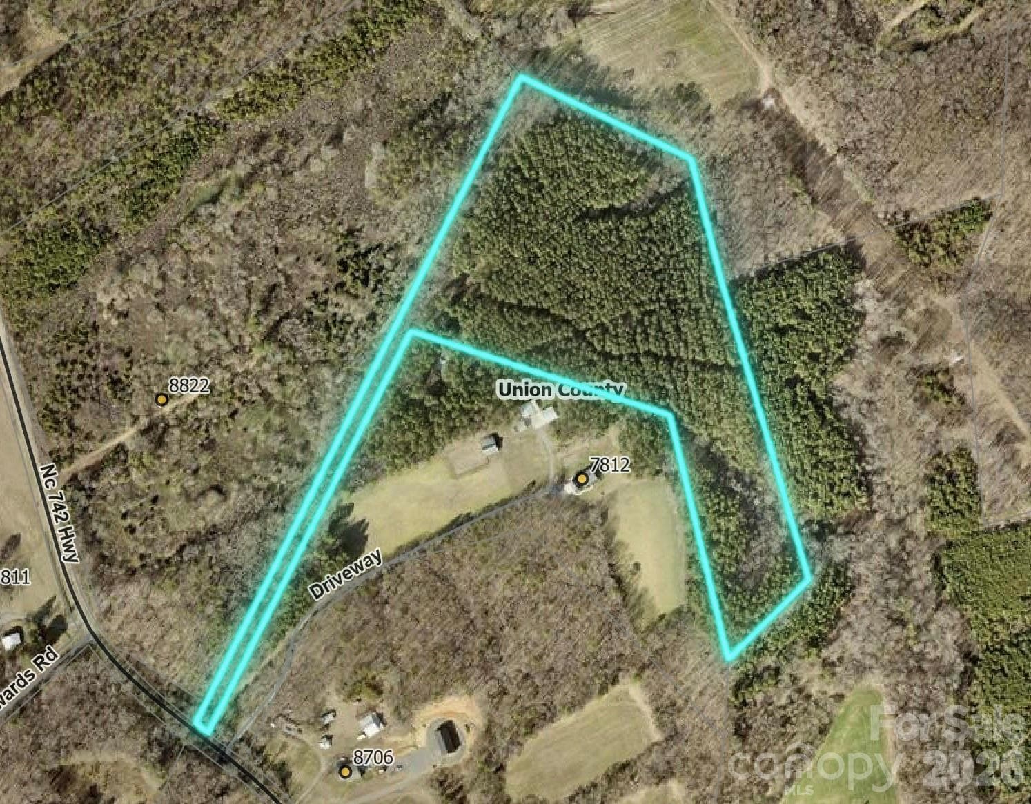 Acreage at 7812-A Hwy 742 Highway, Marshville, photo 4 of 9