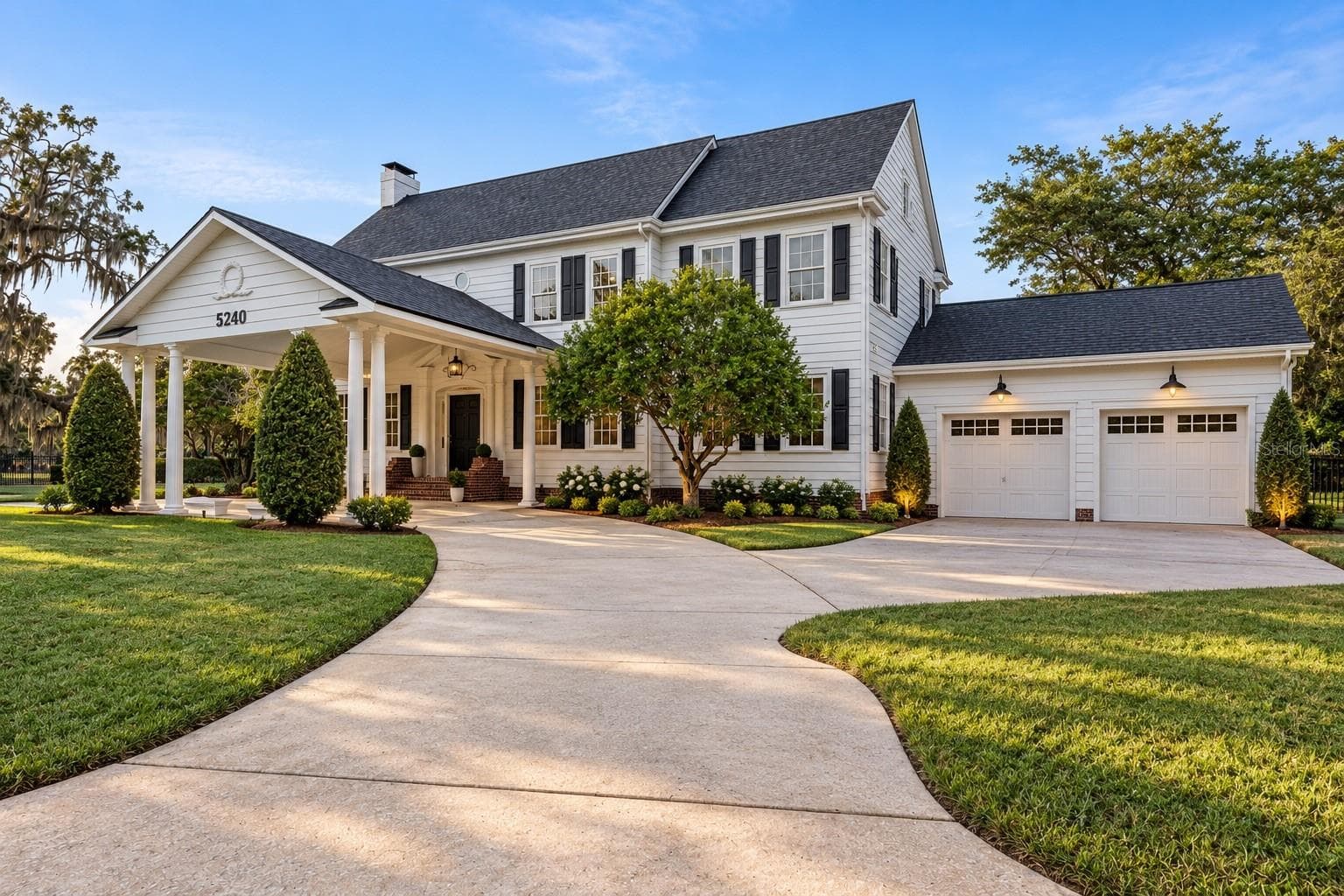 AI-generated image illustrates a potential garage addition to the right side of the home for conceptual purposes only. Any addition is subject to applicable zoning and permitting requirements. Buyer to verify feasibility and required approvals. - 5240 ALLEMAN DR, ORLANDO