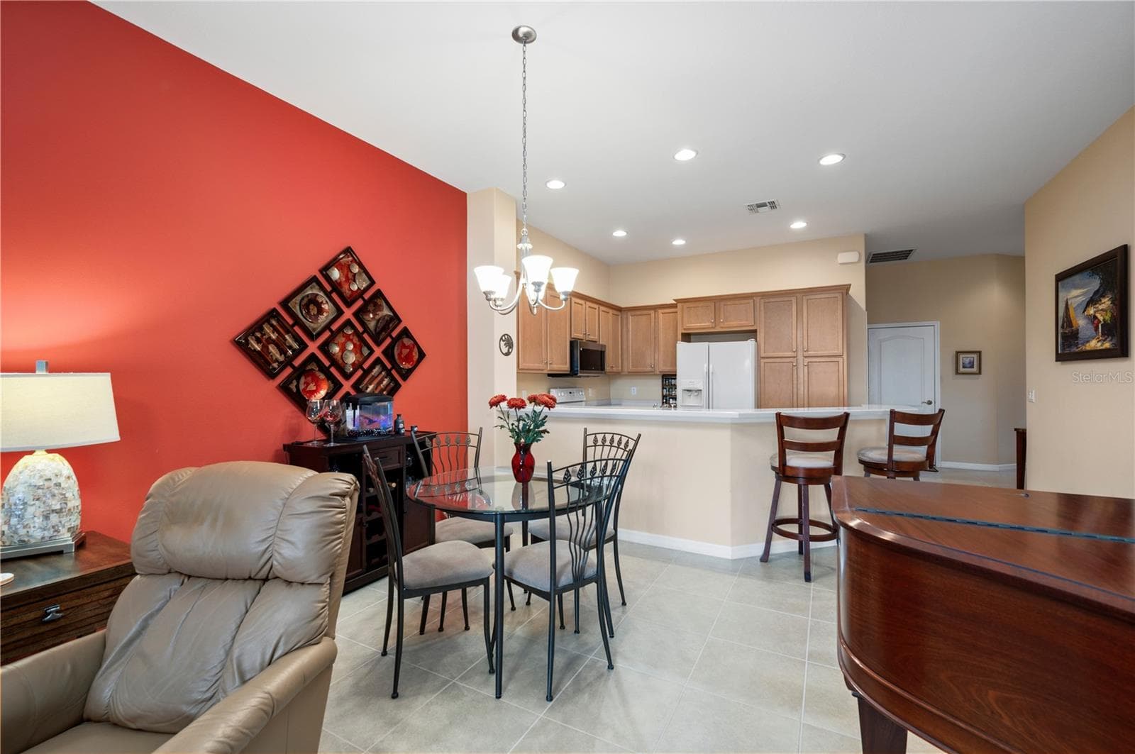 Tile floors in the livingareas - 24024 BUCKINGHAM WAY, PORT CHARLOTTE