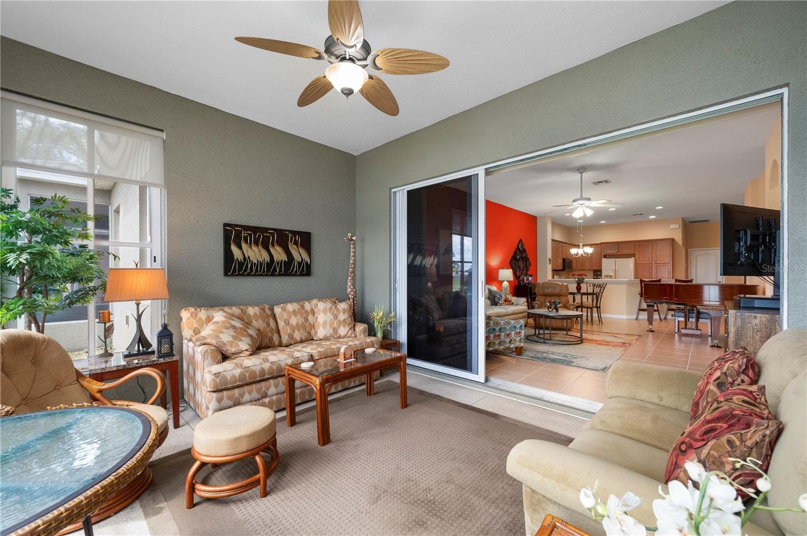 The lanai is extended, room for entertaining - 24024 BUCKINGHAM WAY, PORT CHARLOTTE