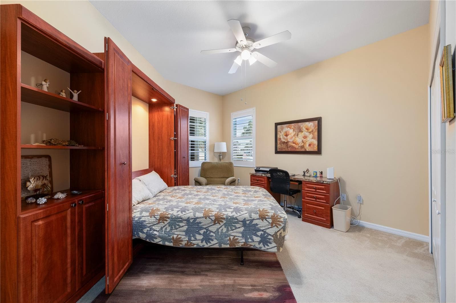Murphy bed in guest bedroom - 24024 BUCKINGHAM WAY, PORT CHARLOTTE