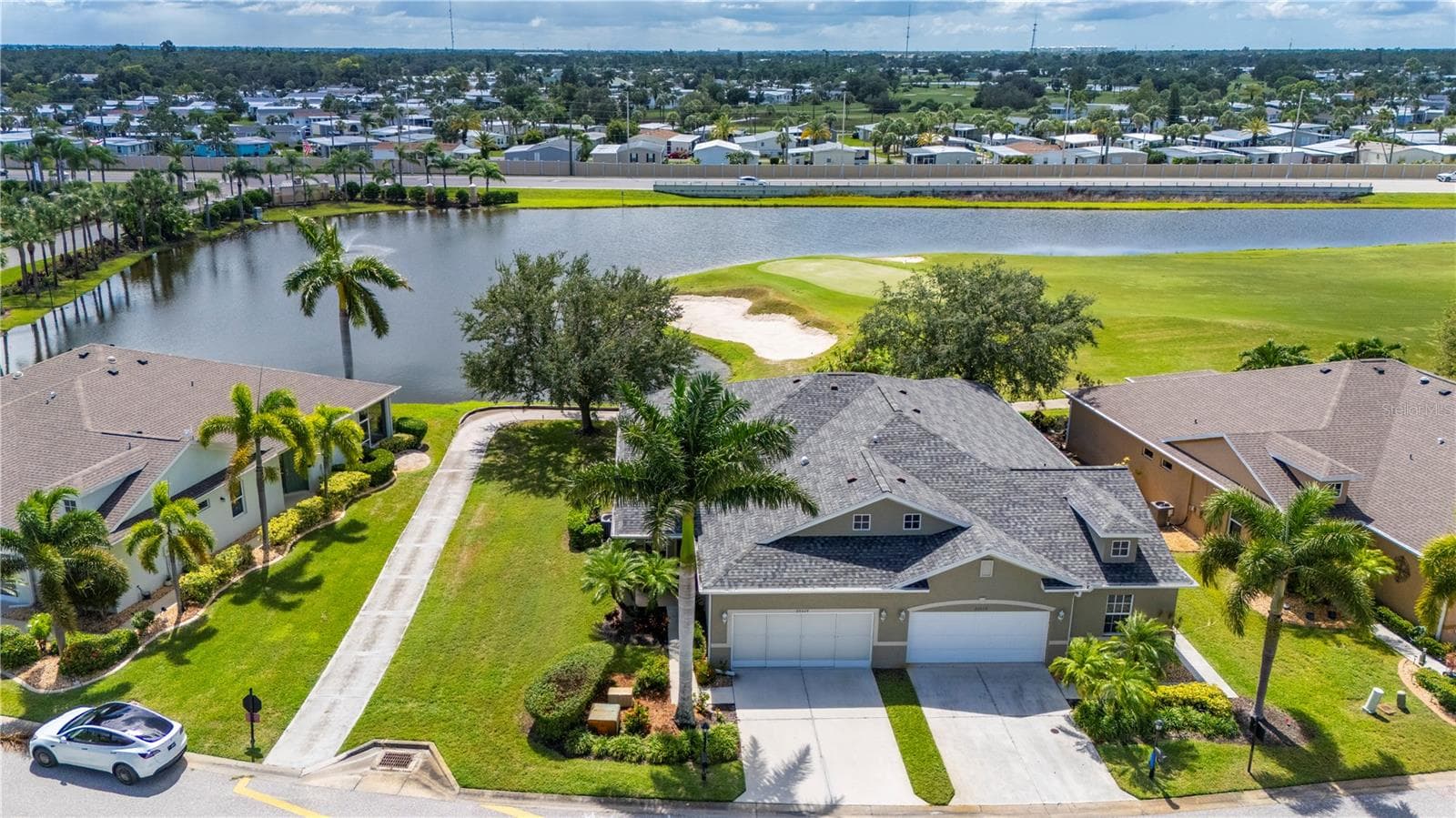 Drone views - 24024 BUCKINGHAM WAY, PORT CHARLOTTE