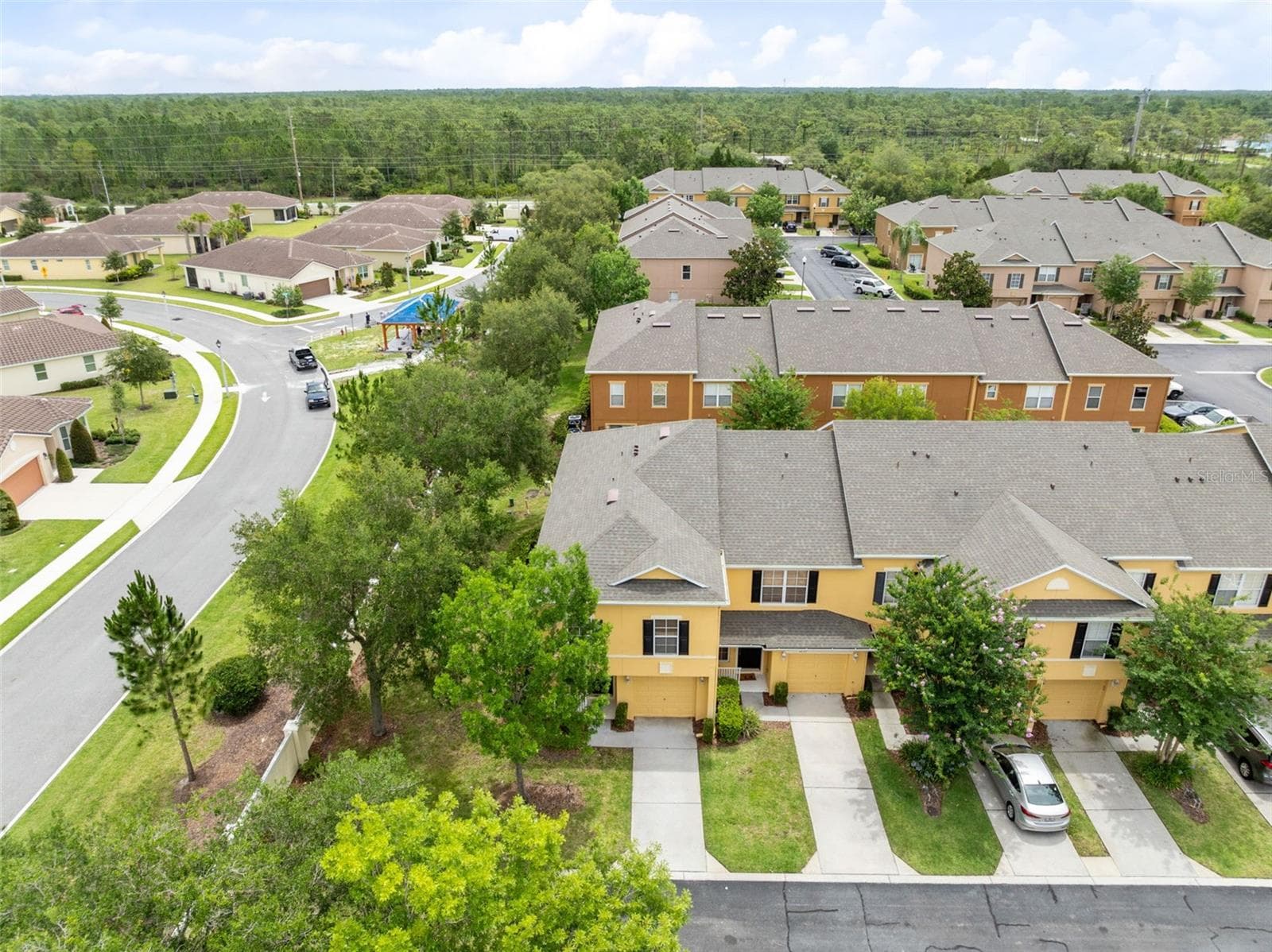 Front aerial view - 4231 TRIDENT PT, OVIEDO