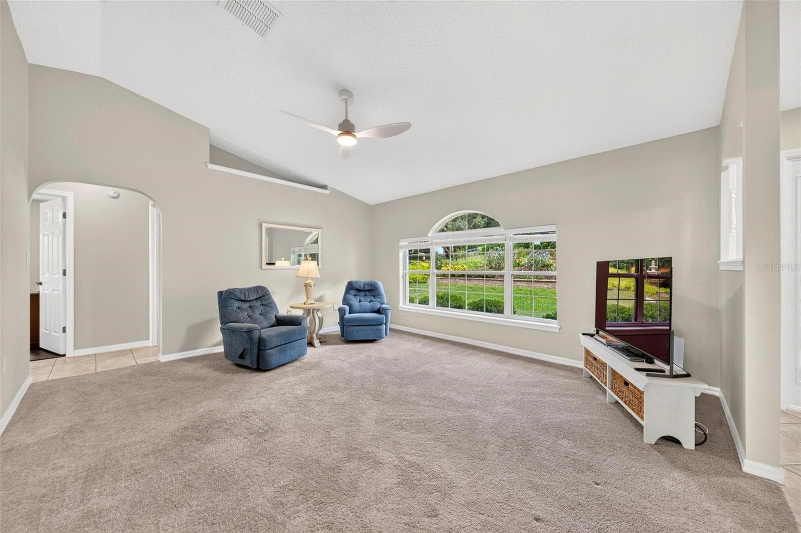 Living room - 211 HANGING MOSS LN, LADY LAKE