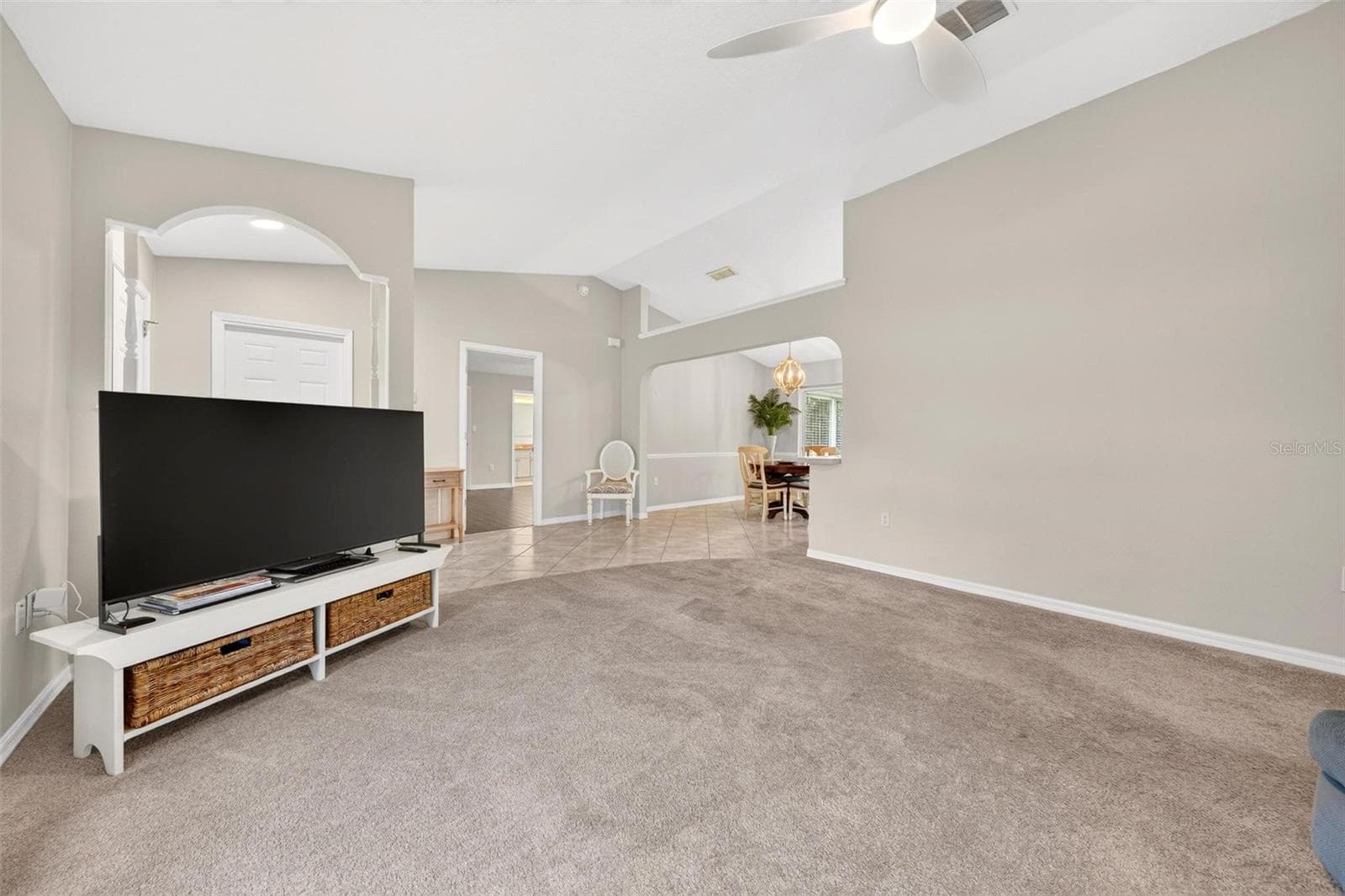 Living room - 211 HANGING MOSS LN, LADY LAKE
