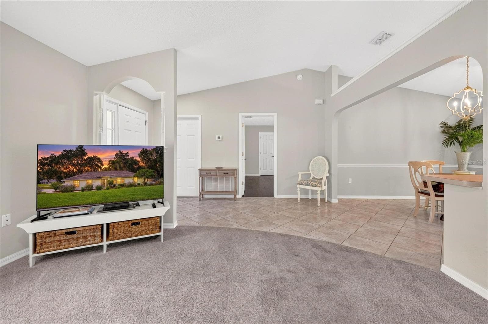 Living room - 211 HANGING MOSS LN, LADY LAKE