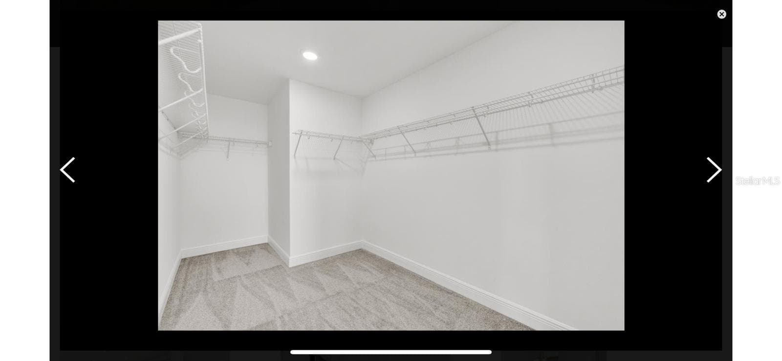 Walk in closet-Primary Bedroom - 368 LEMONGRASS RD, MINNEOLA