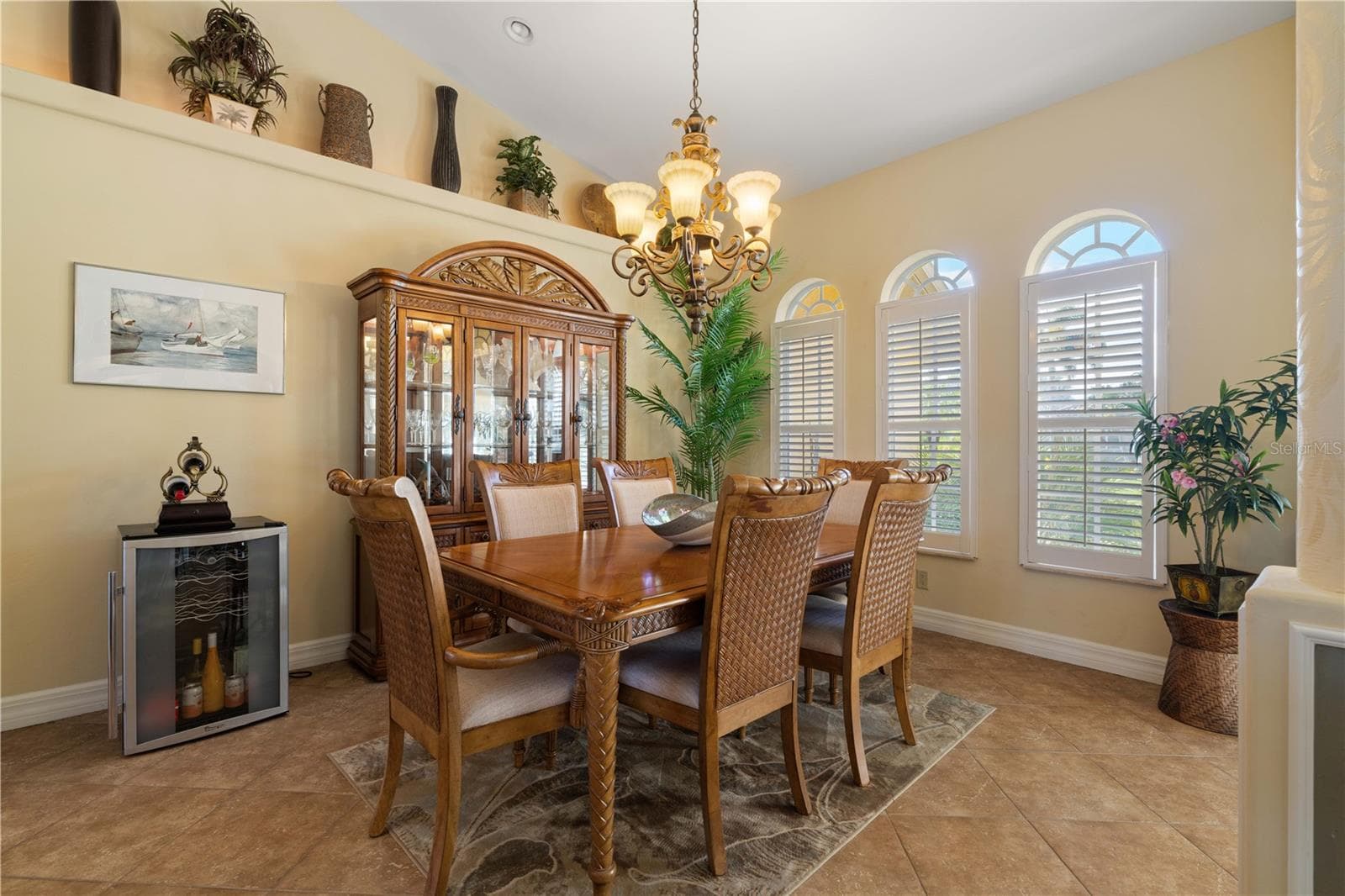 Formal dining area - 1448 KIWI CT, PUNTA GORDA