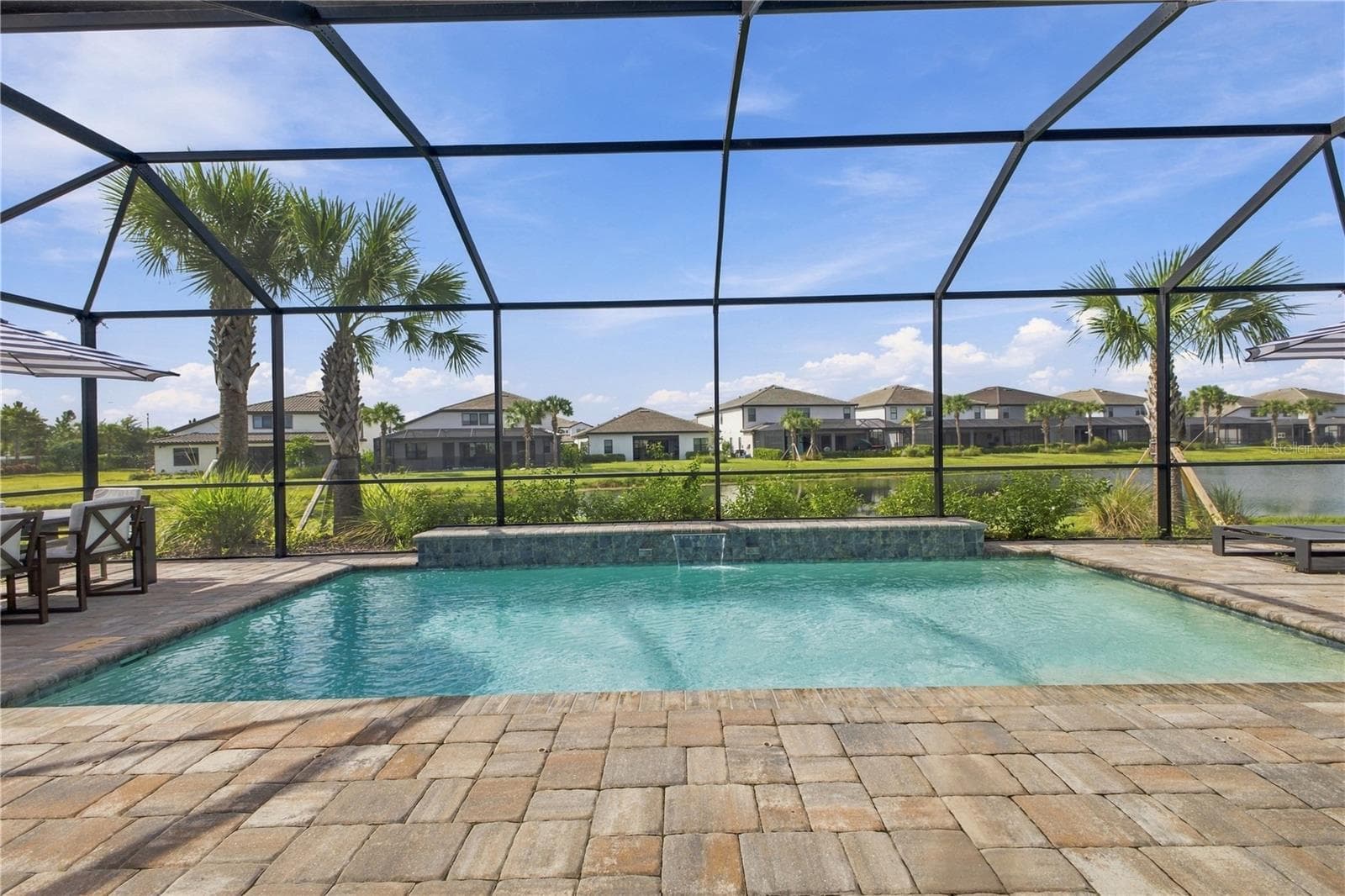 Screened in Pool - 5839 SILVERSIDE PINE CT, LAKEWOOD RANCH