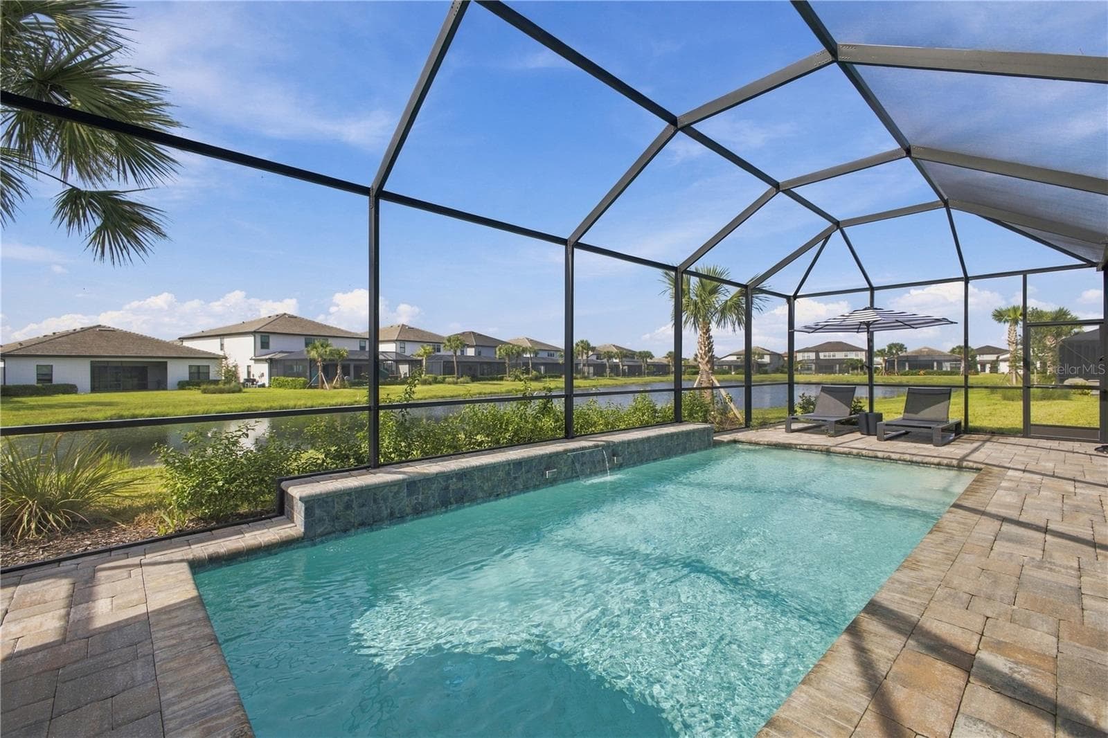 Screened in Pool - 5839 SILVERSIDE PINE CT, LAKEWOOD RANCH