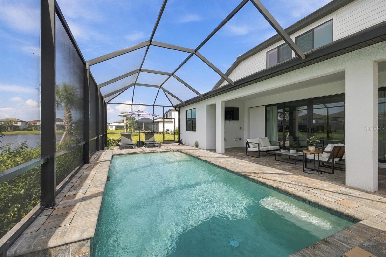Screened in Pool - 5839 SILVERSIDE PINE CT, LAKEWOOD RANCH
