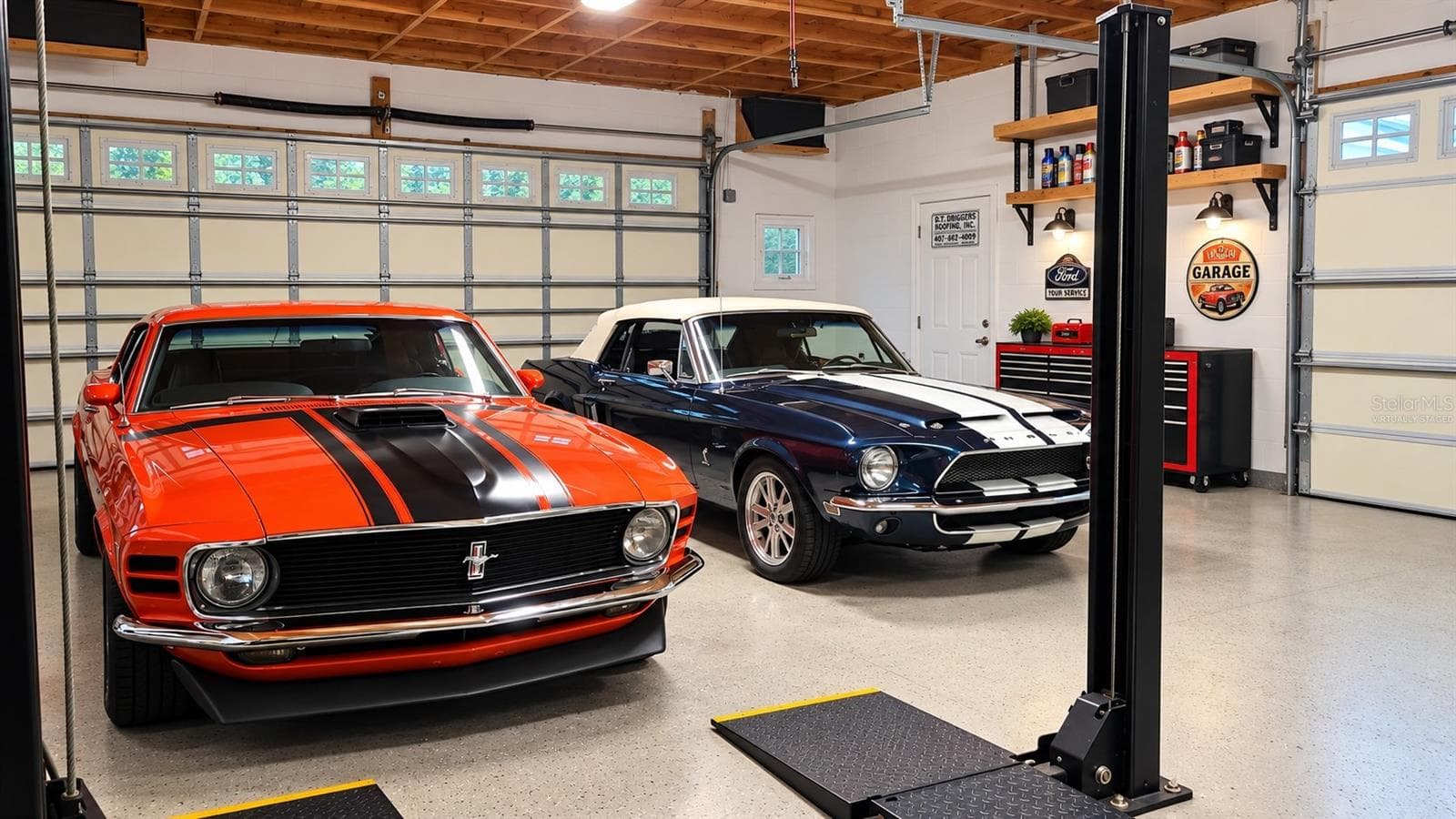 Virtually staged workshop - 120 MINNEHAHA RD, MAITLAND
