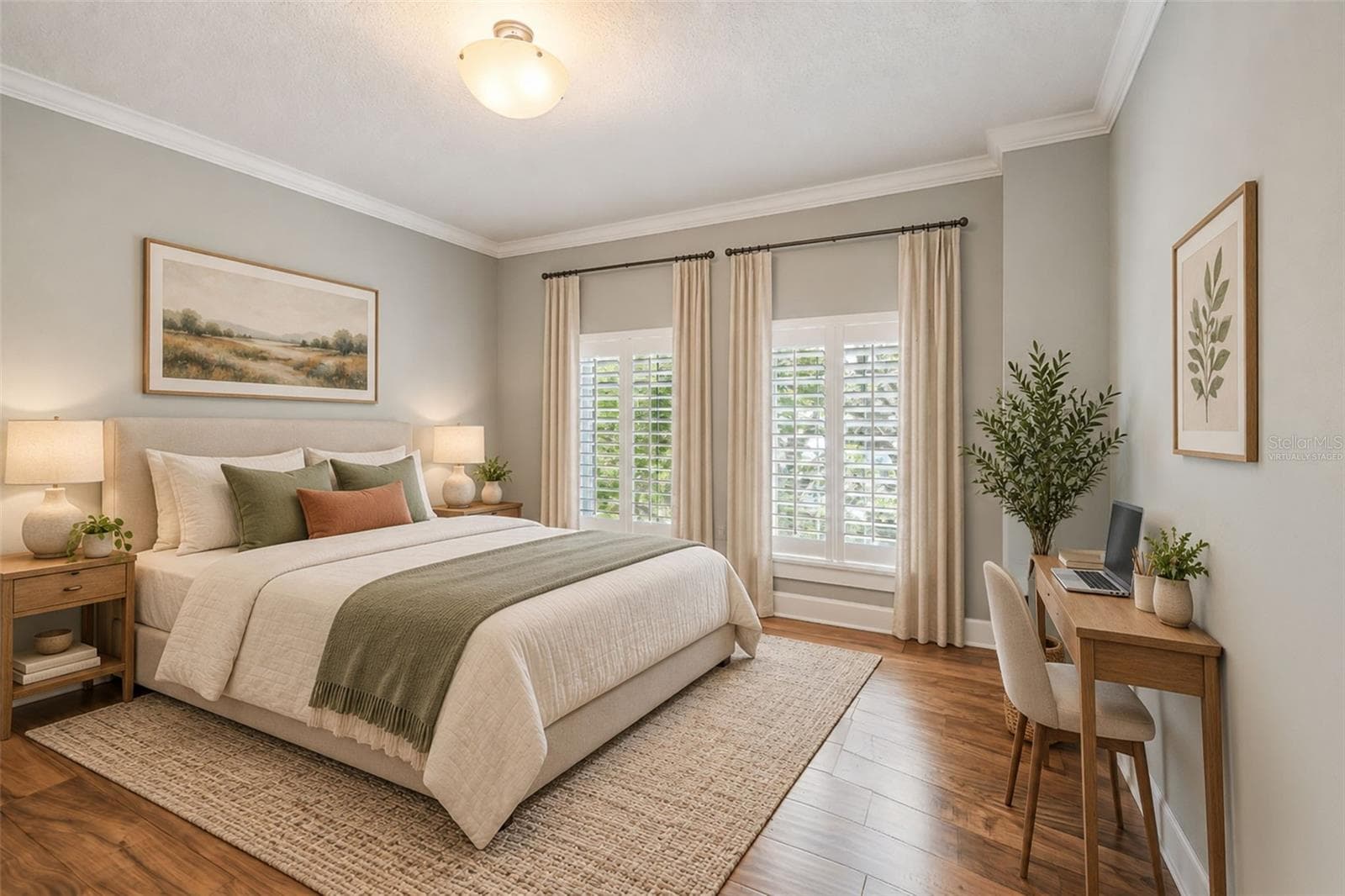 Virtually staged guest room. - 435 S OREGON AVE #304, TAMPA
