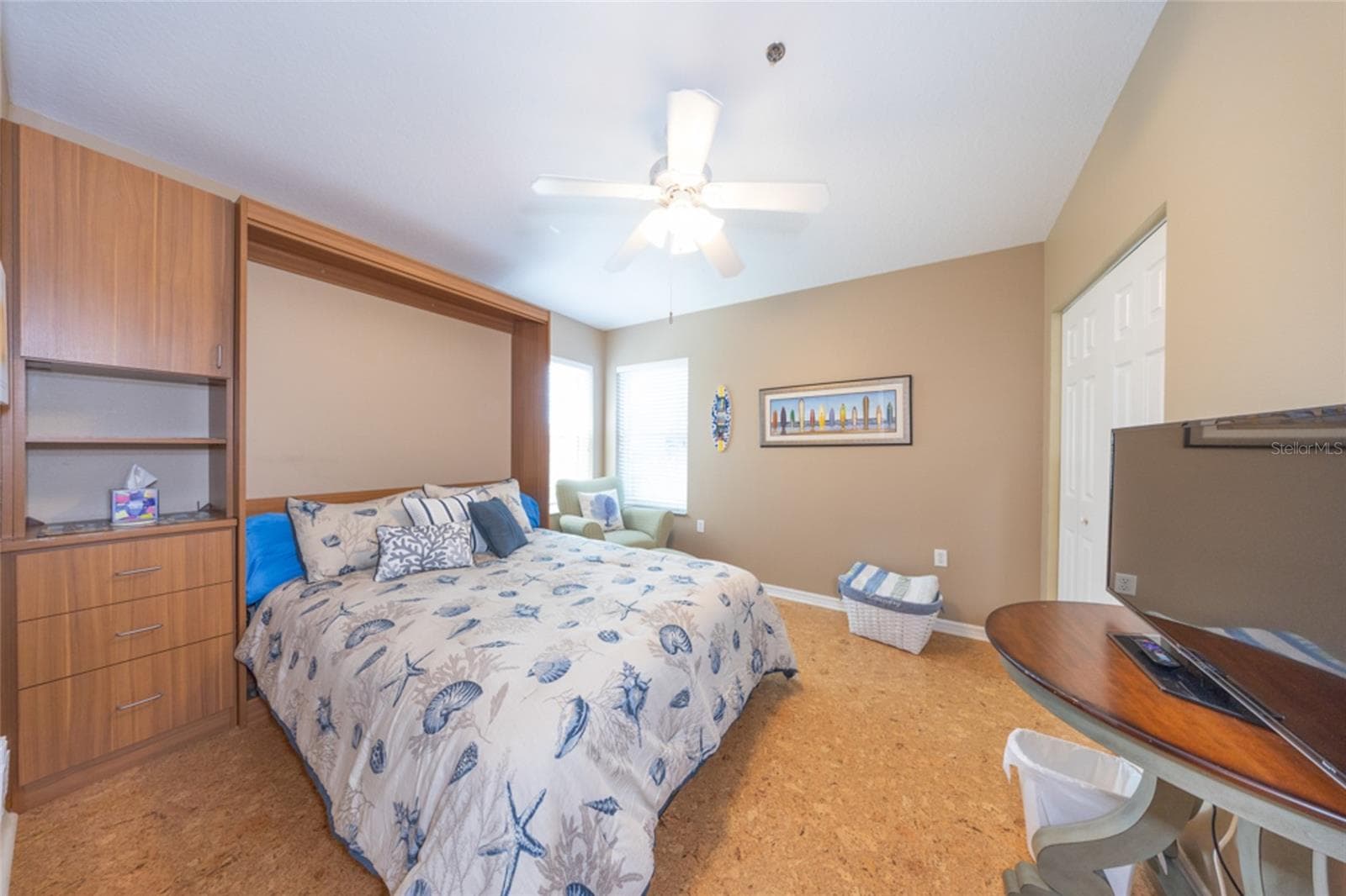 Third Guest Bedroom w/Murphy Bed - 3651 S CENTRAL AVE #309, FLAGLER BEACH