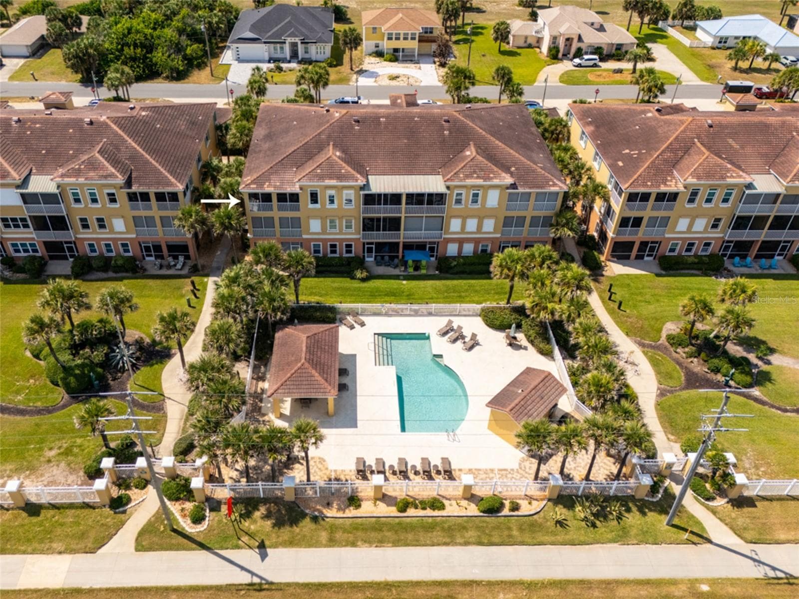 ARROW TO CONDO - UPPER TOP CORNER - 3651 S CENTRAL AVE #309, FLAGLER BEACH