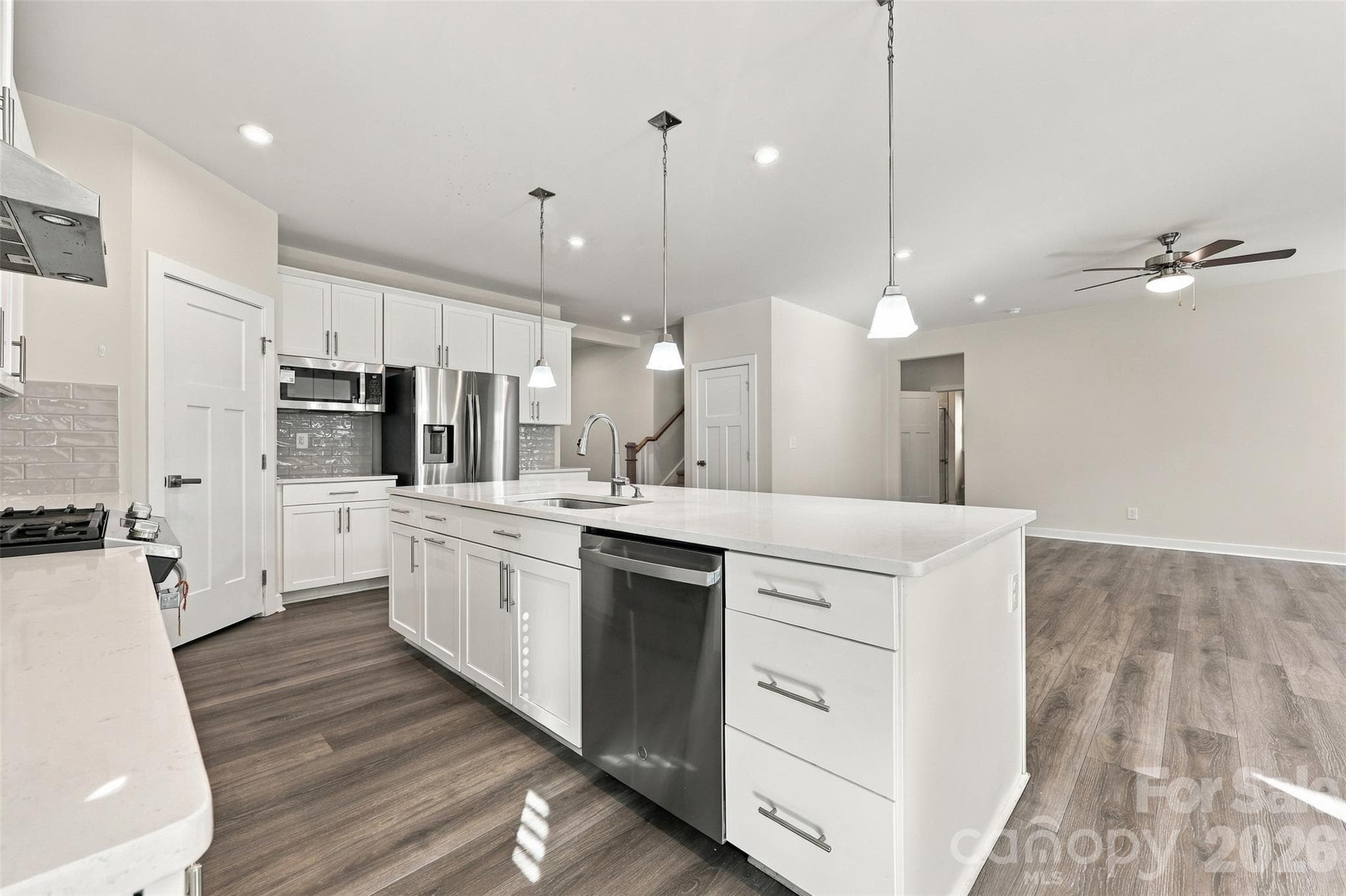 Updated kitchen with quartz counter top - Mooresville