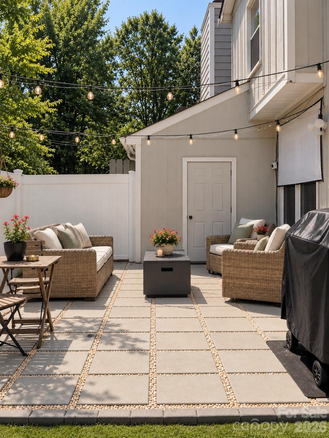 Back Patio - 11101 Sevilla Court, Charlotte