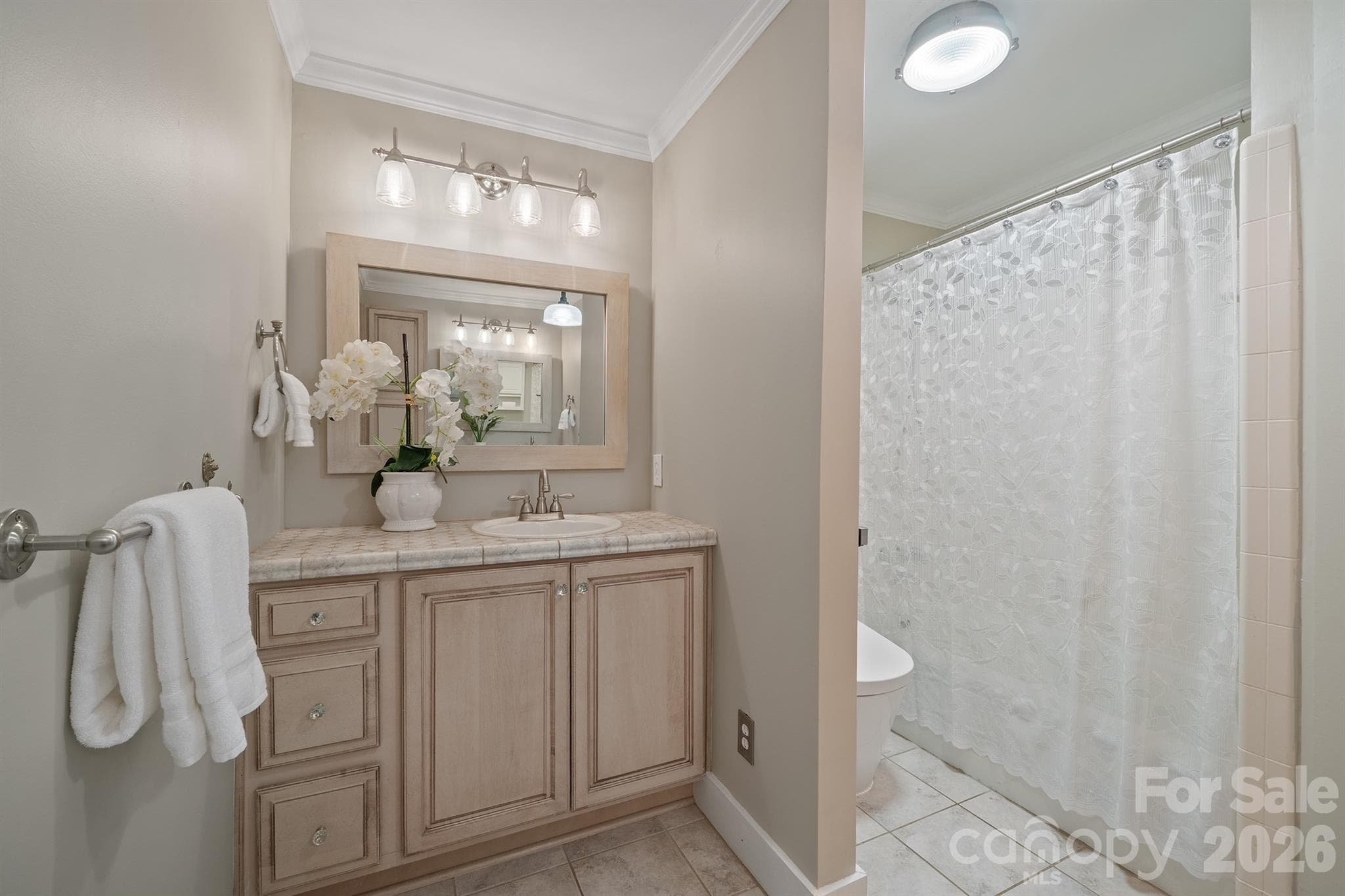 Seond vanity, toto toilet and a tub shower - 20919 Island Forest Drive, Cornelius