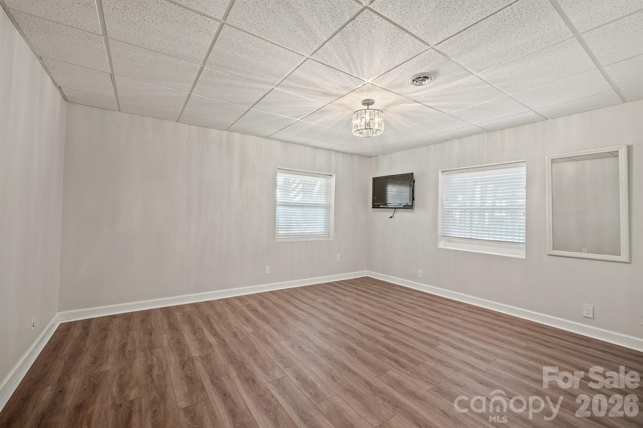 3rd BR on basement level still has lots of light from these windows. - 20919 Island Forest Drive, Cornelius