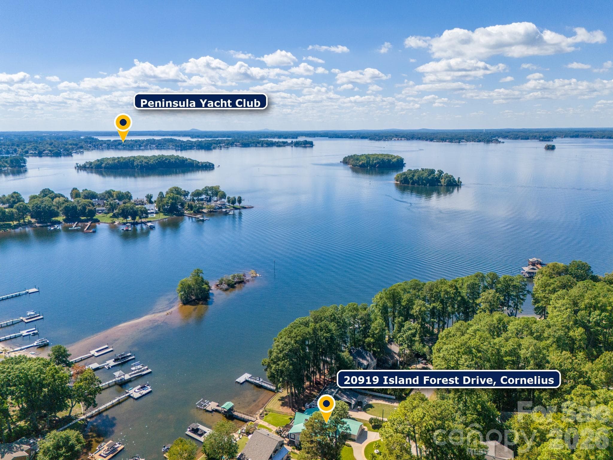 Your main channel view - 20919 Island Forest Drive, Cornelius