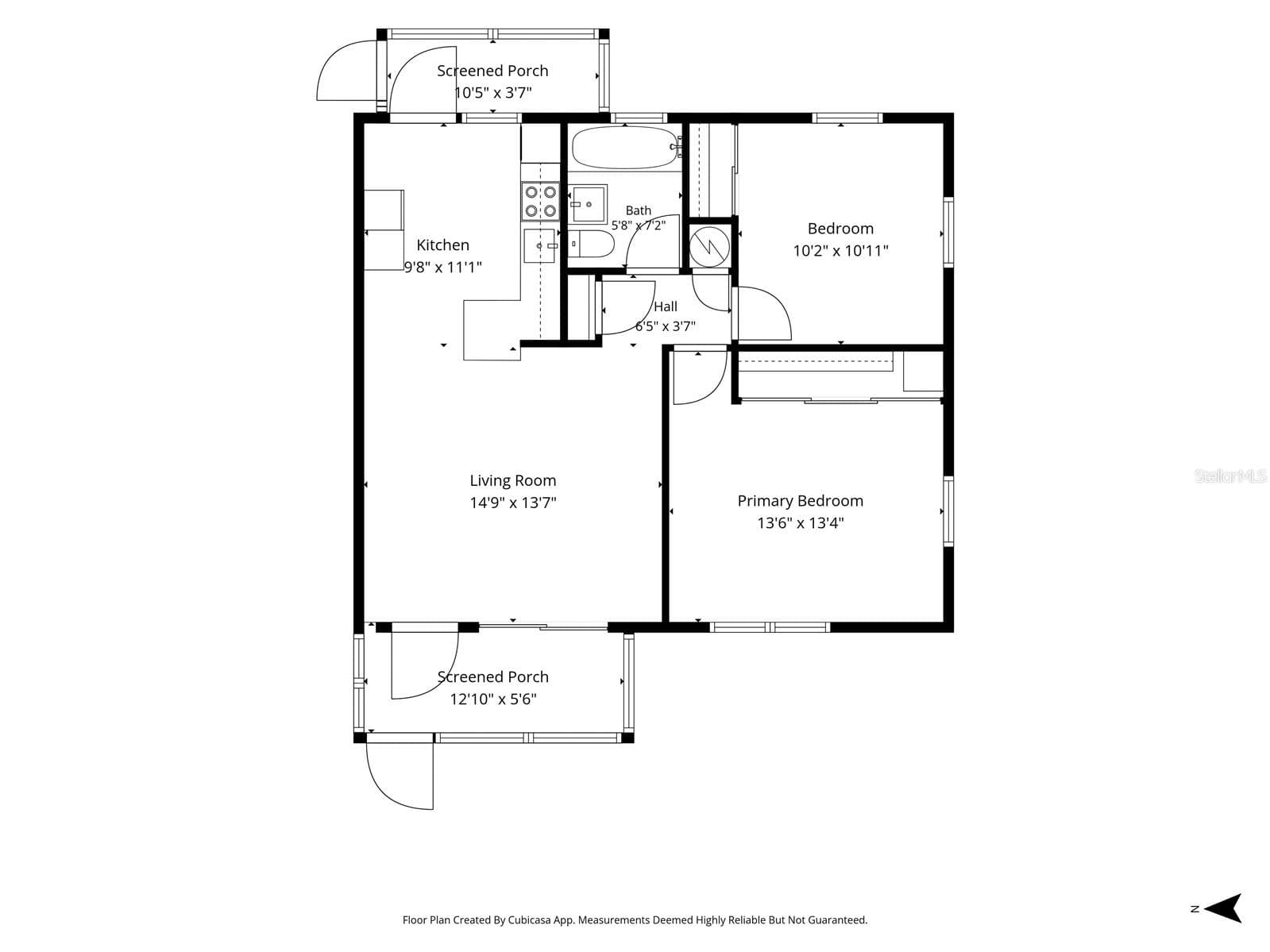 Floor Plan - 5396 4TH ST N #101, ST PETERSBURG